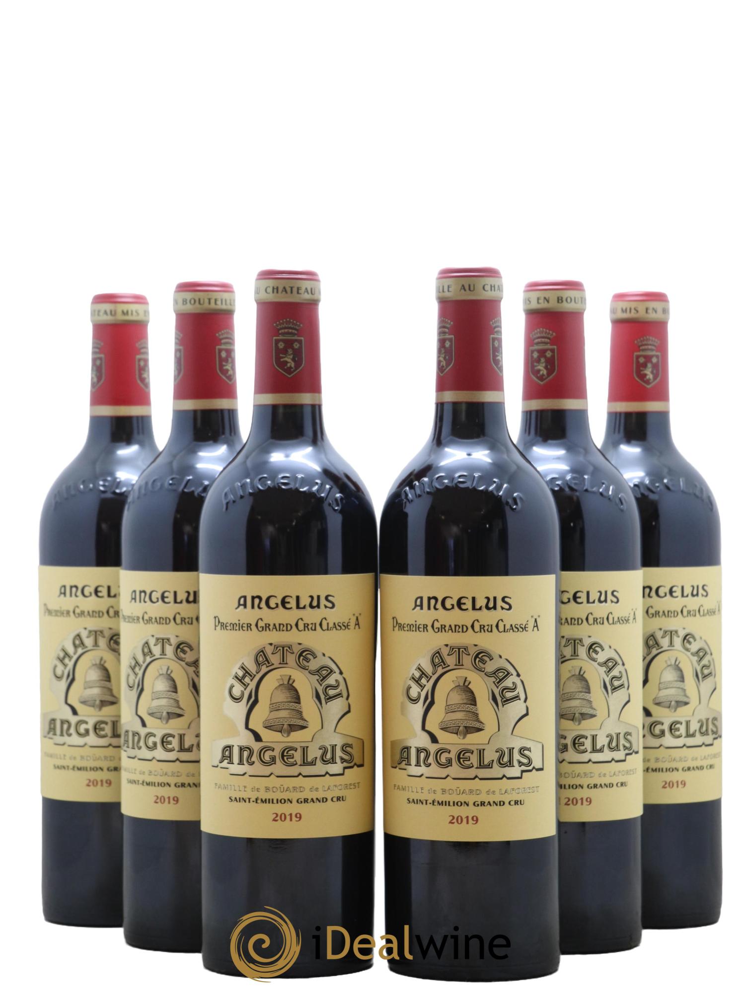 Château Angélus 1er Grand Cru Classé A 2019 - Lot de 6 bouteilles - 0