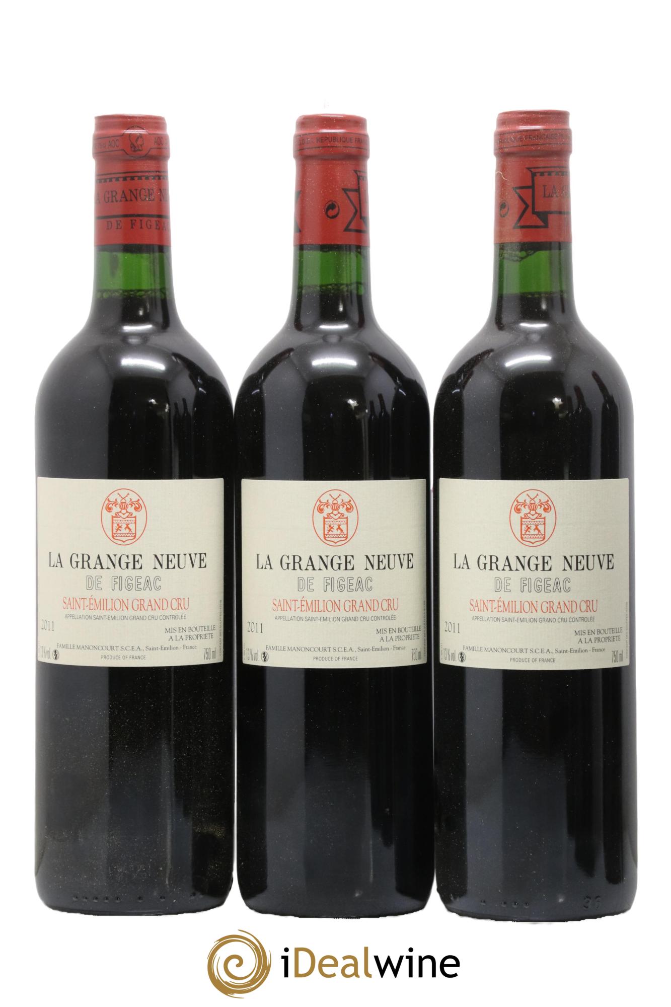 Château La Grange Neuve de Figeac 2011 - Lot de 6 bouteilles - 2