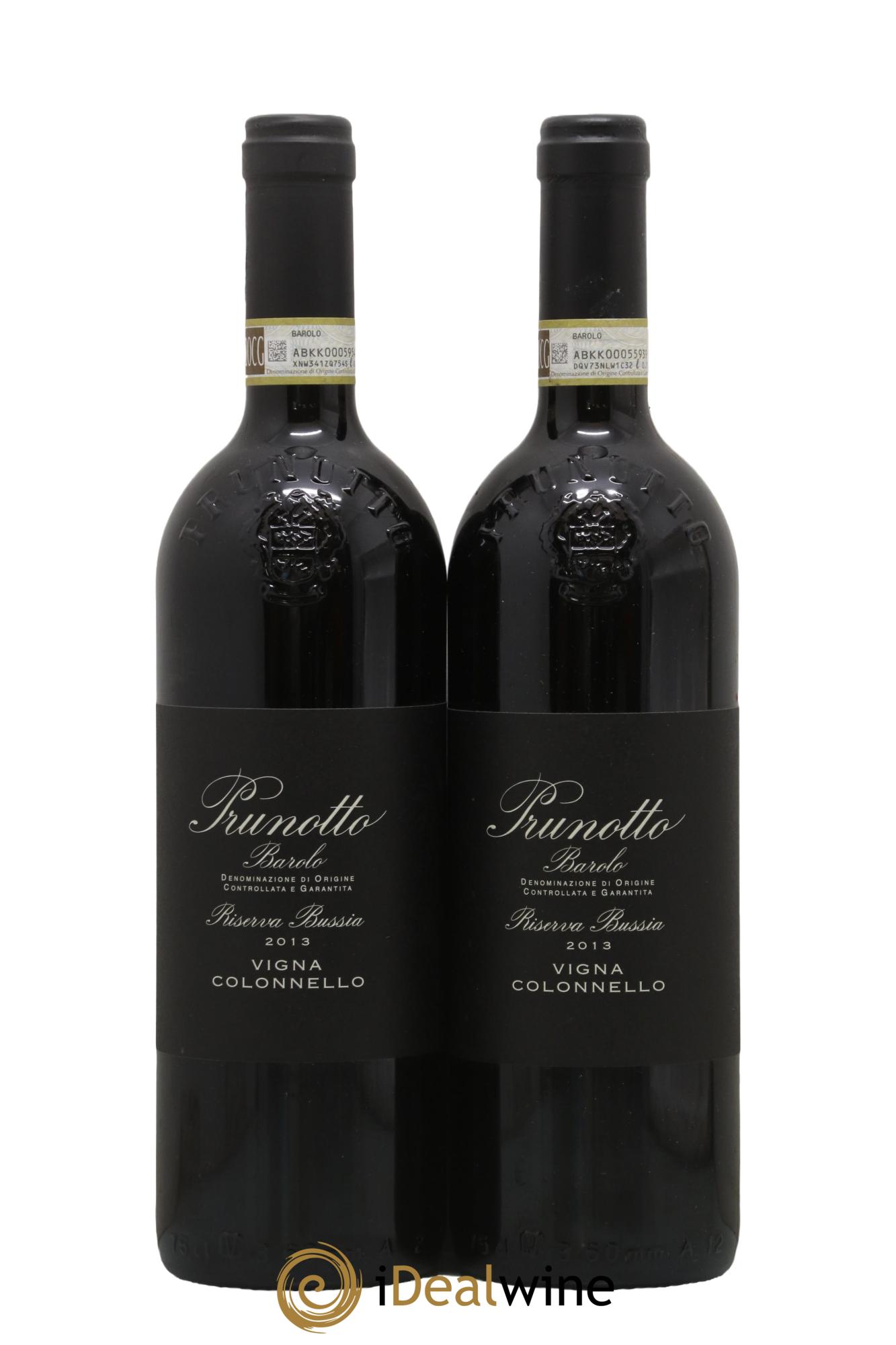 Barolo DOCG Bussia Riserva Colonnello Prunotto 2013 - Lot de 2 bouteilles - 0