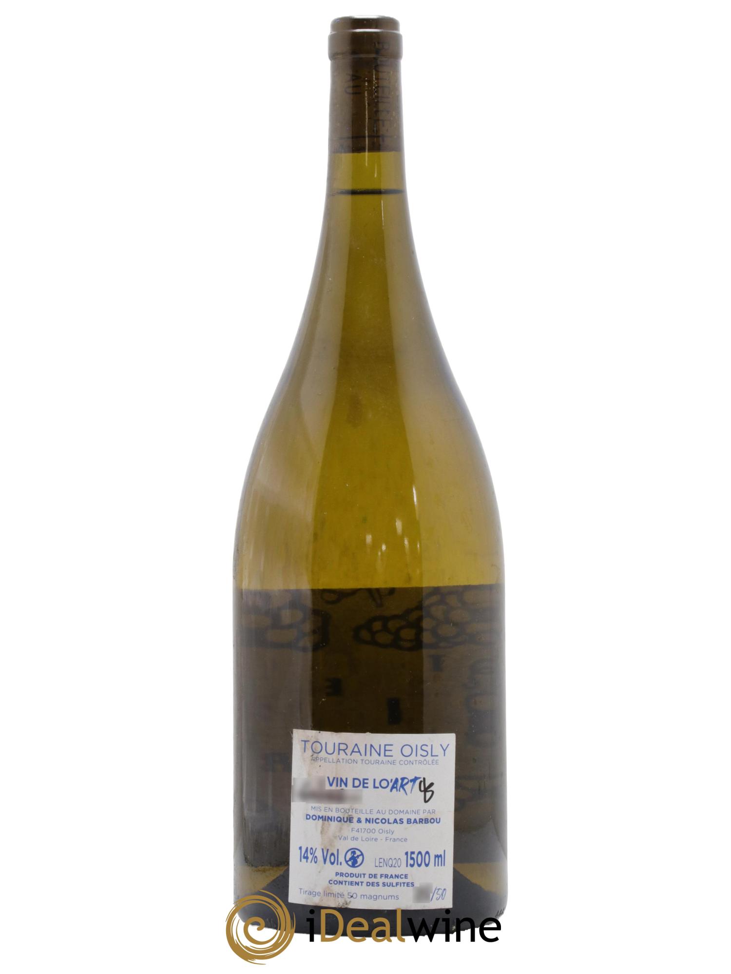 Touraine Oisly Vin Lo Art Nicolas Barbou 2020 - Lotto di 1 magnum - 1