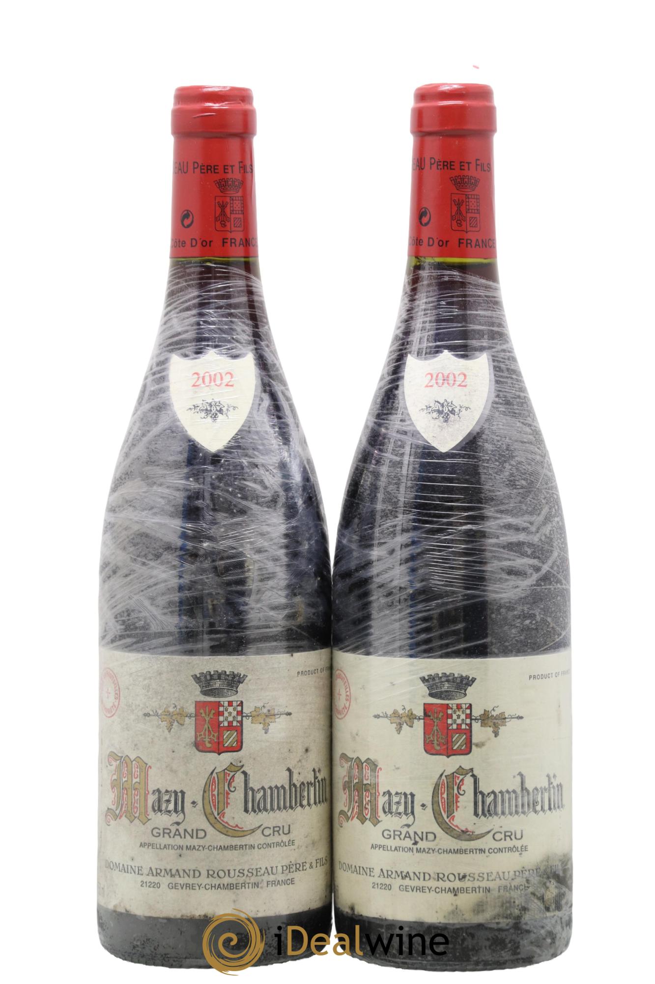 Mazis-Chambertin Grand Cru Armand Rousseau (Domaine) 2002 - Lotto di 2 bottiglie - 0