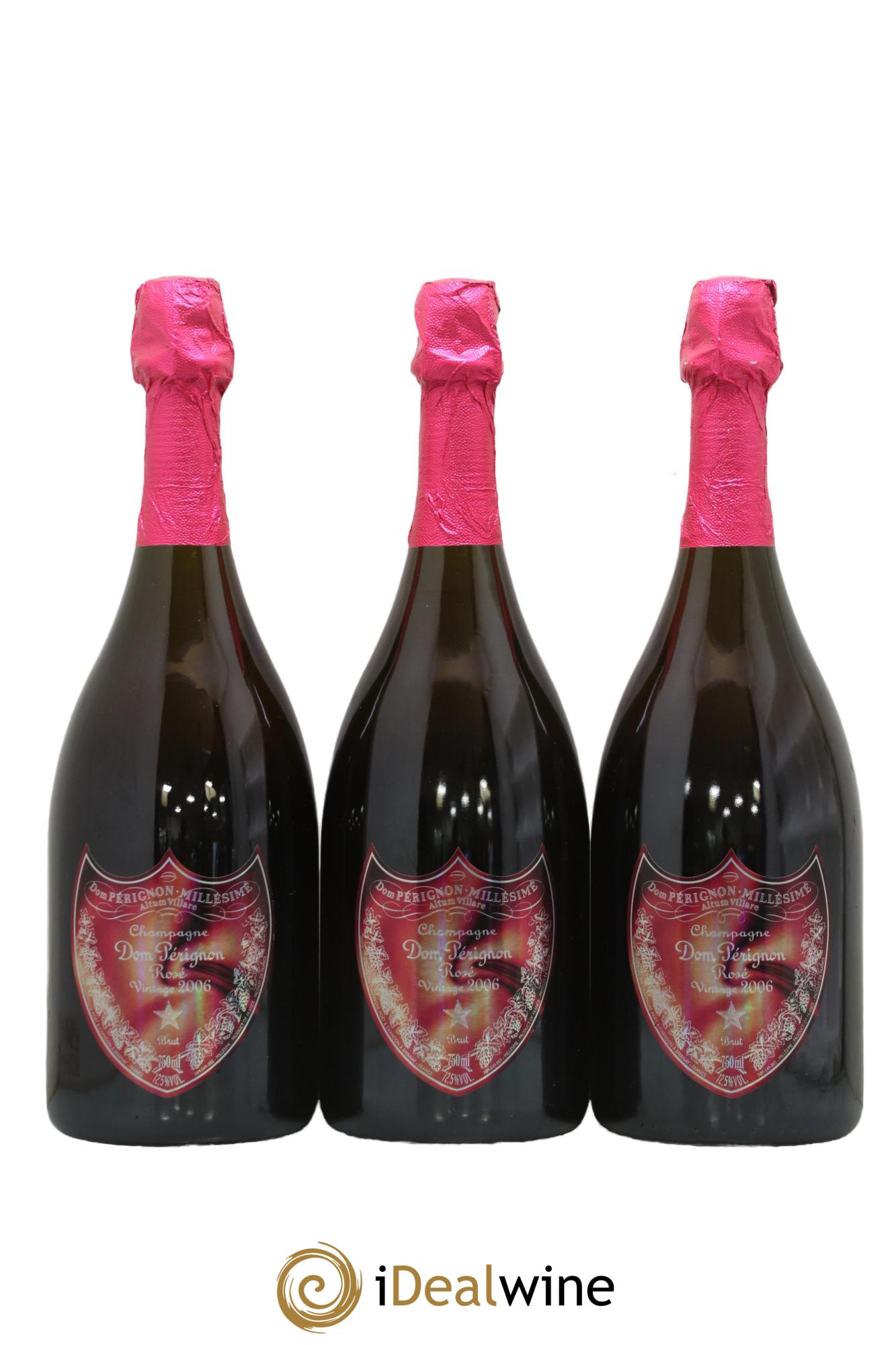 Vintage Edition Limitée Lady Gaga Dom Pérignon 2006 - Posten von 3 Flaschen - 0