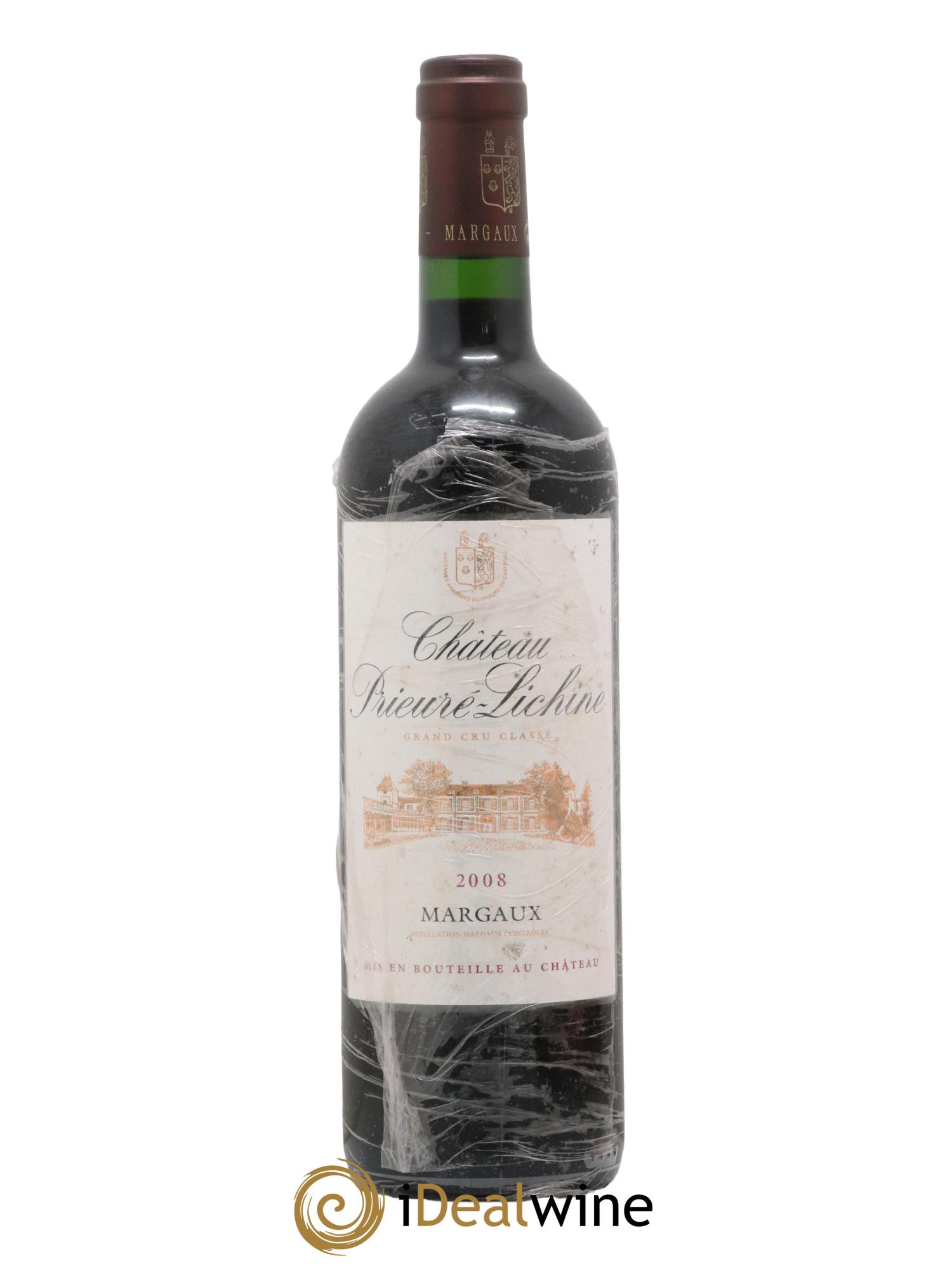 Château Prieuré Lichine 4ème Grand Cru Classé 2008 - Lot de 1 bouteille - 0