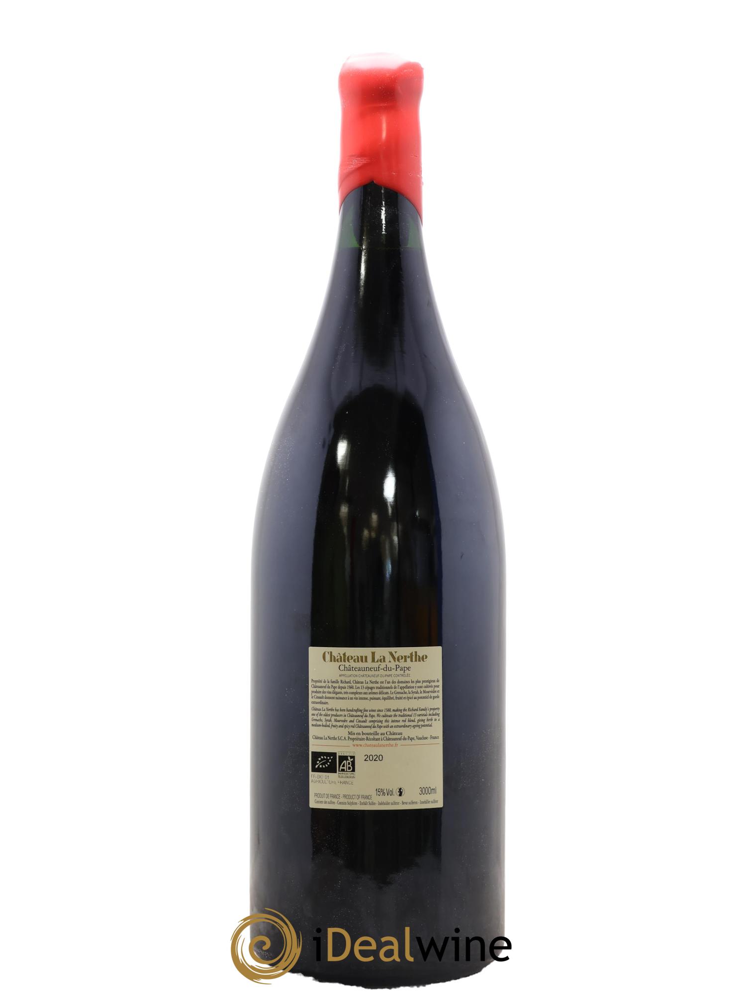 Châteauneuf-du-Pape Château la Nerthe Famille Richard 2020 - Lotto di 1 jéroboam - 1