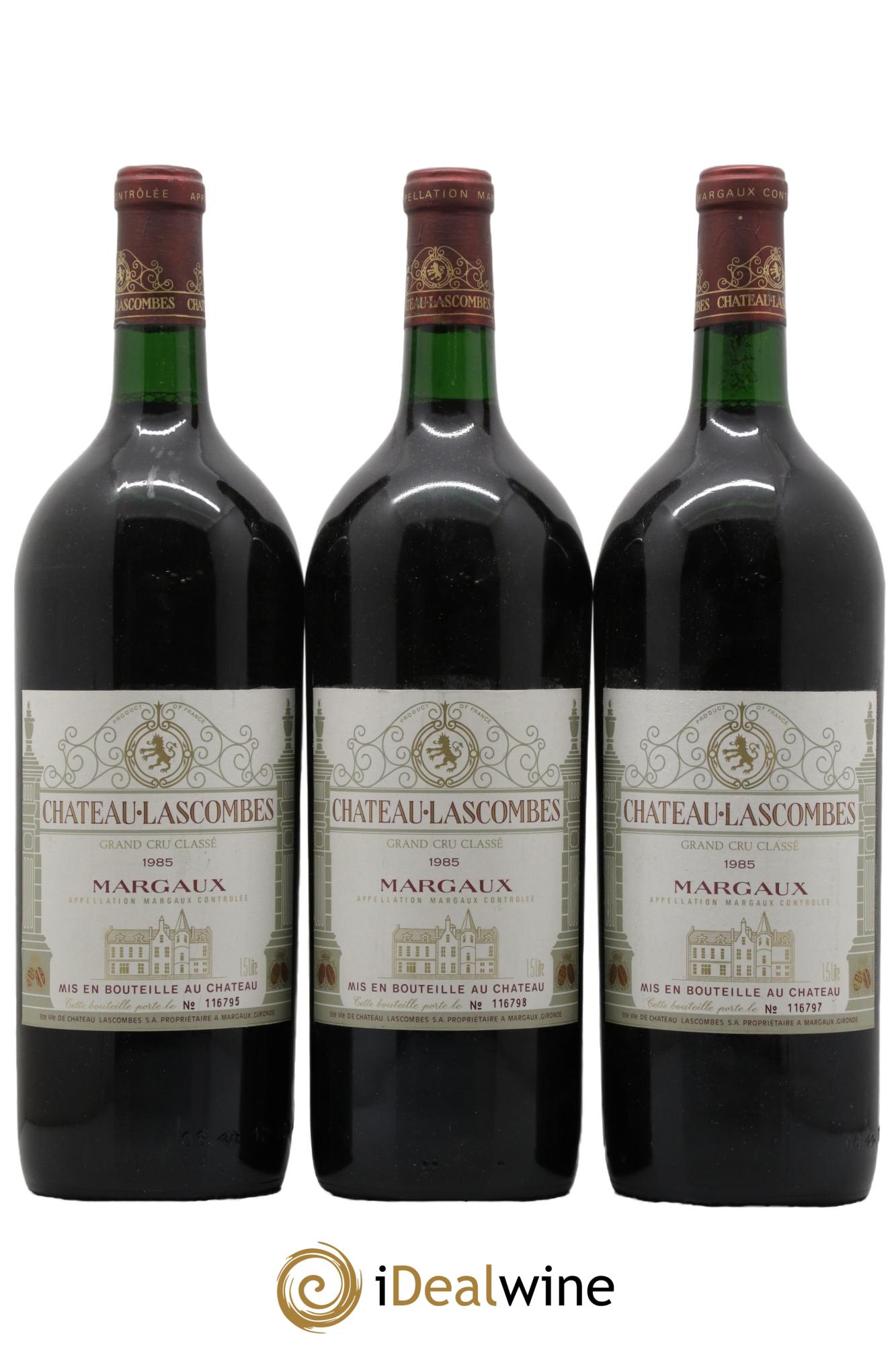 Château Lascombes 2ème Grand Cru Classé 1985 - Lot de 3 magnums - 0