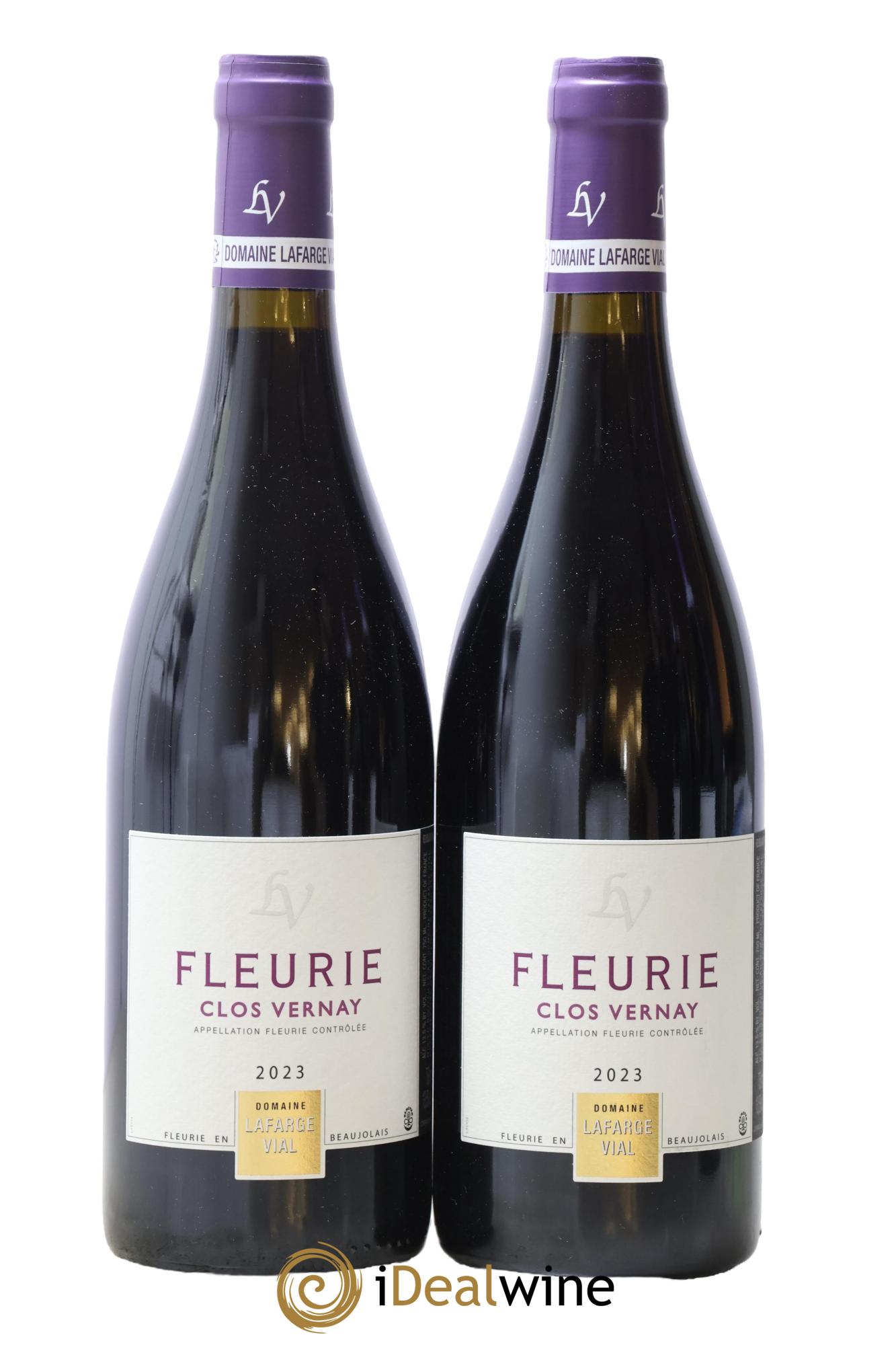 Fleurie Clos Vernay Lafarge Vial 2023 - Lot de 2 bouteilles - 0