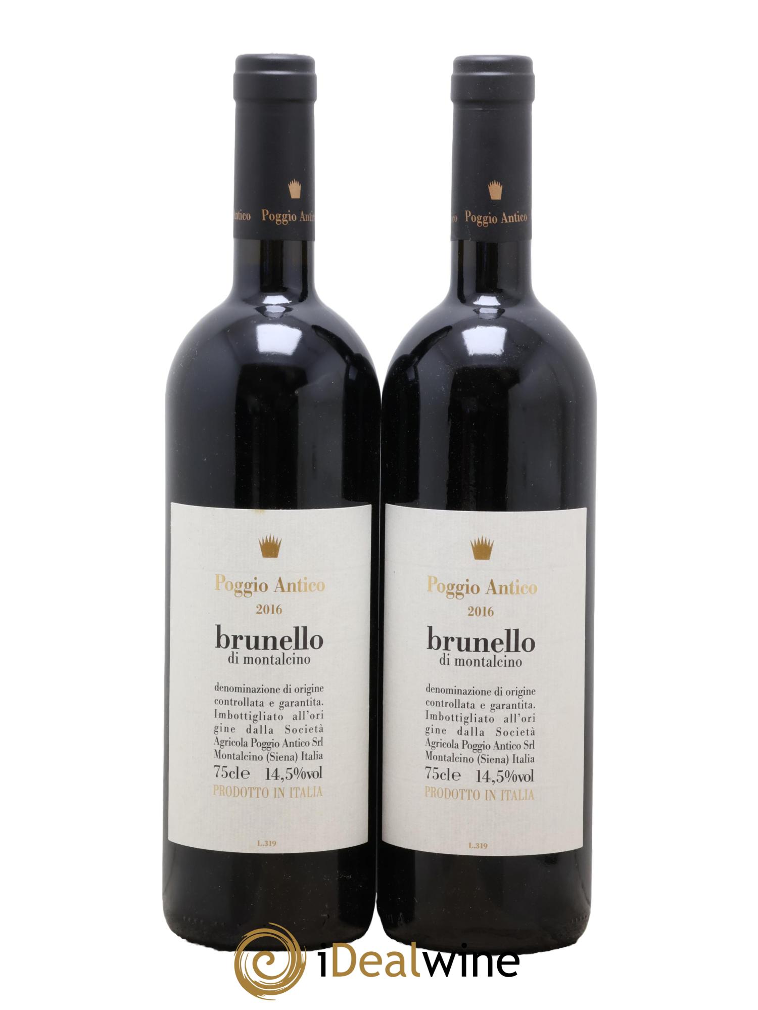 Brunello di Montalcino DOCG Poggio Antico 2016 - Lotto di 2 bottiglie - 0