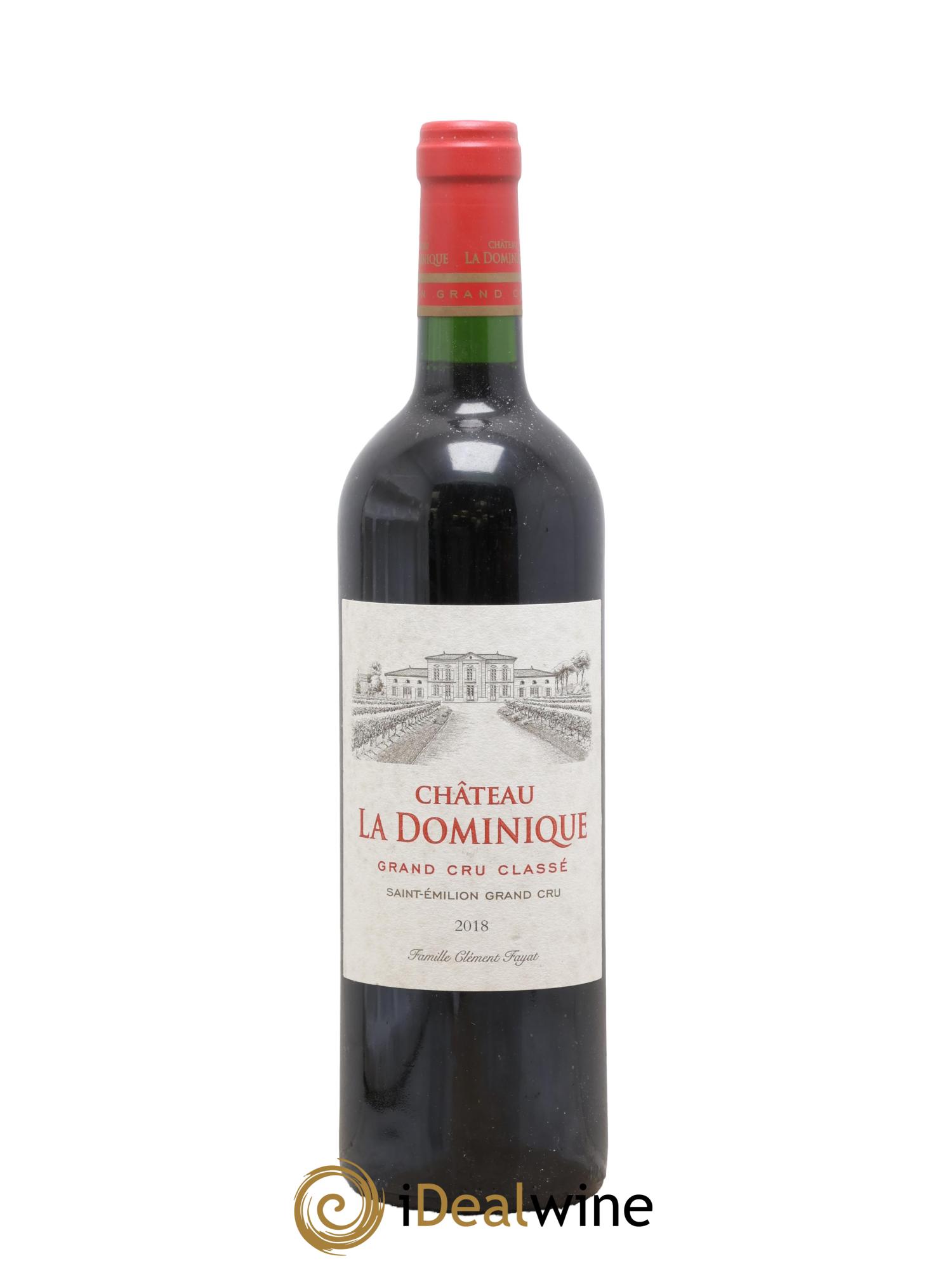 Château la Dominique Grand Cru Classé 2018 - Lot de 1 bouteille - 0