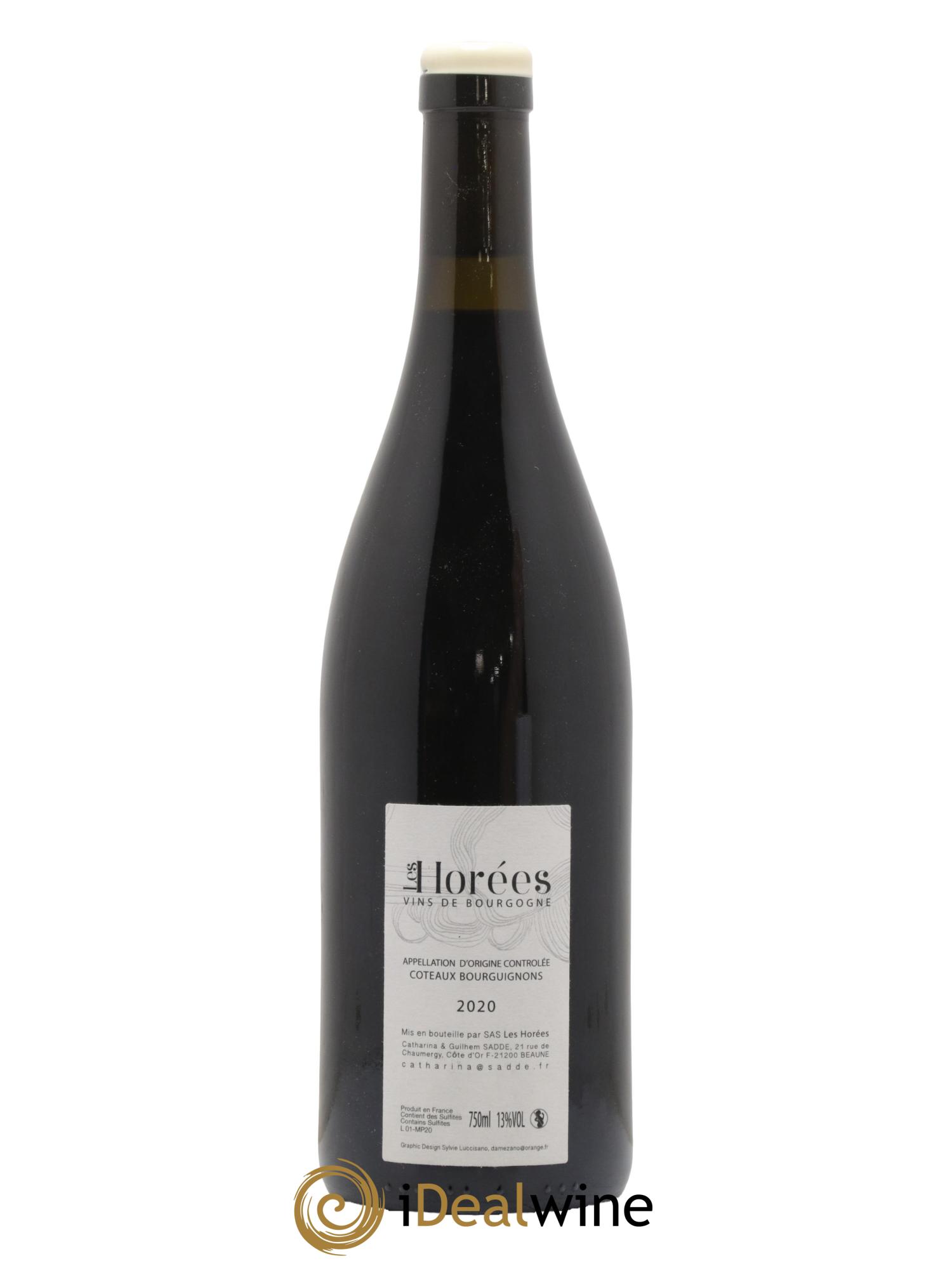 Coteaux Bourguignons Mon Poulain Les Horées 2020 - Lot de 1 bouteille - 1