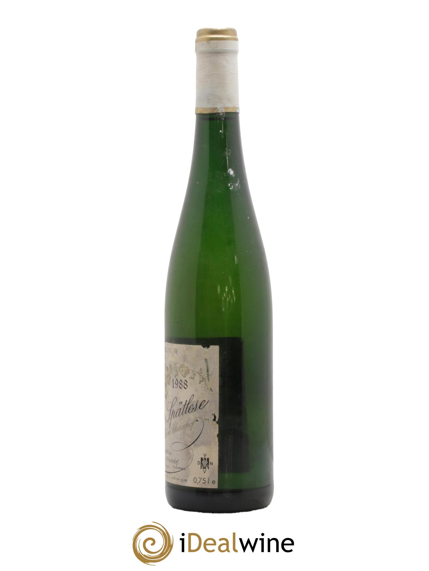 Riesling Scharzhofberger Spatlese Egon Muller 1988 - Lot of 1 bottle - 1