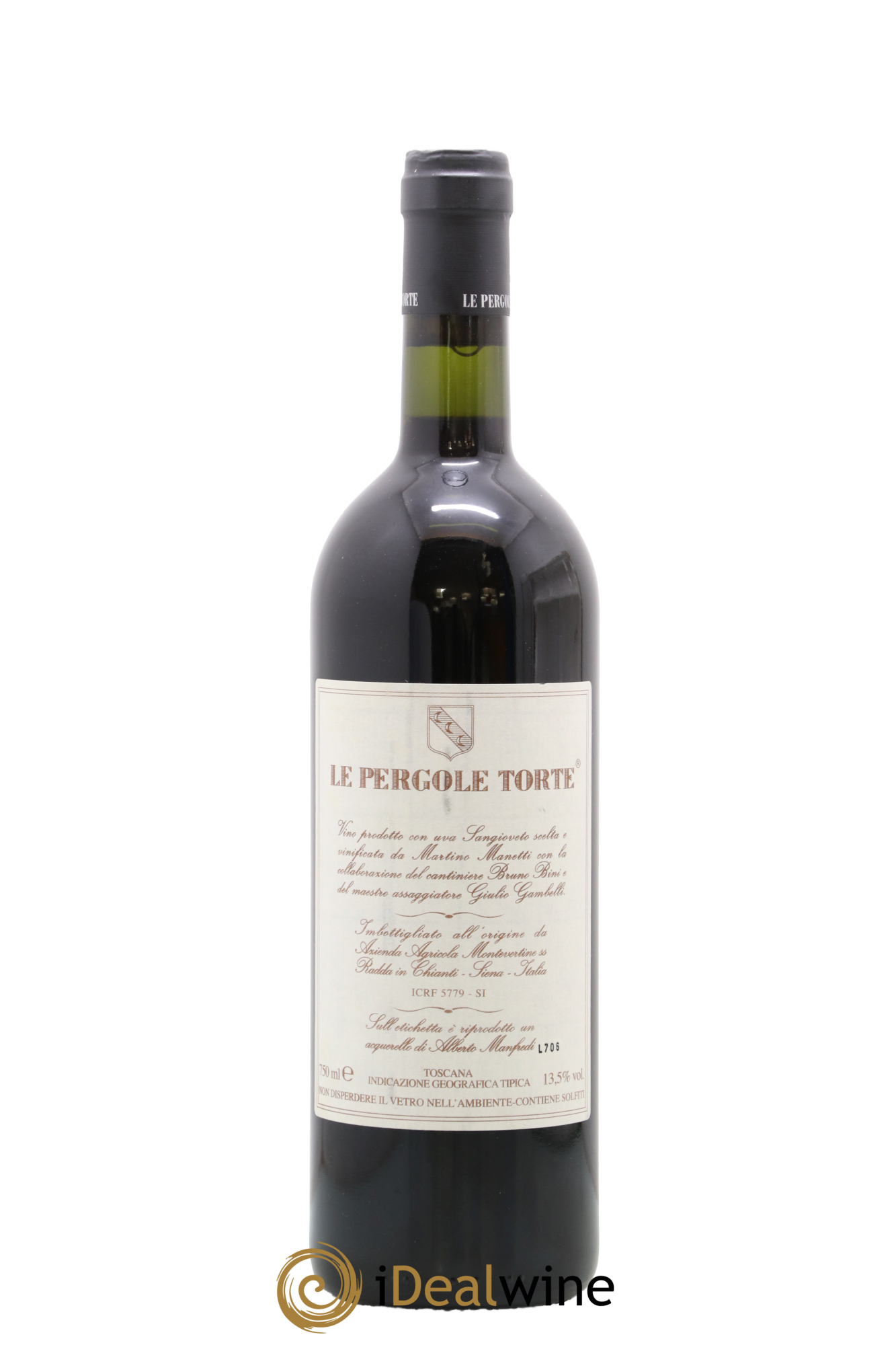 Toscana IGT Montevertine Le Pergole Torte Famille Manetti 2003 - Lot de 1 bouteille - 1