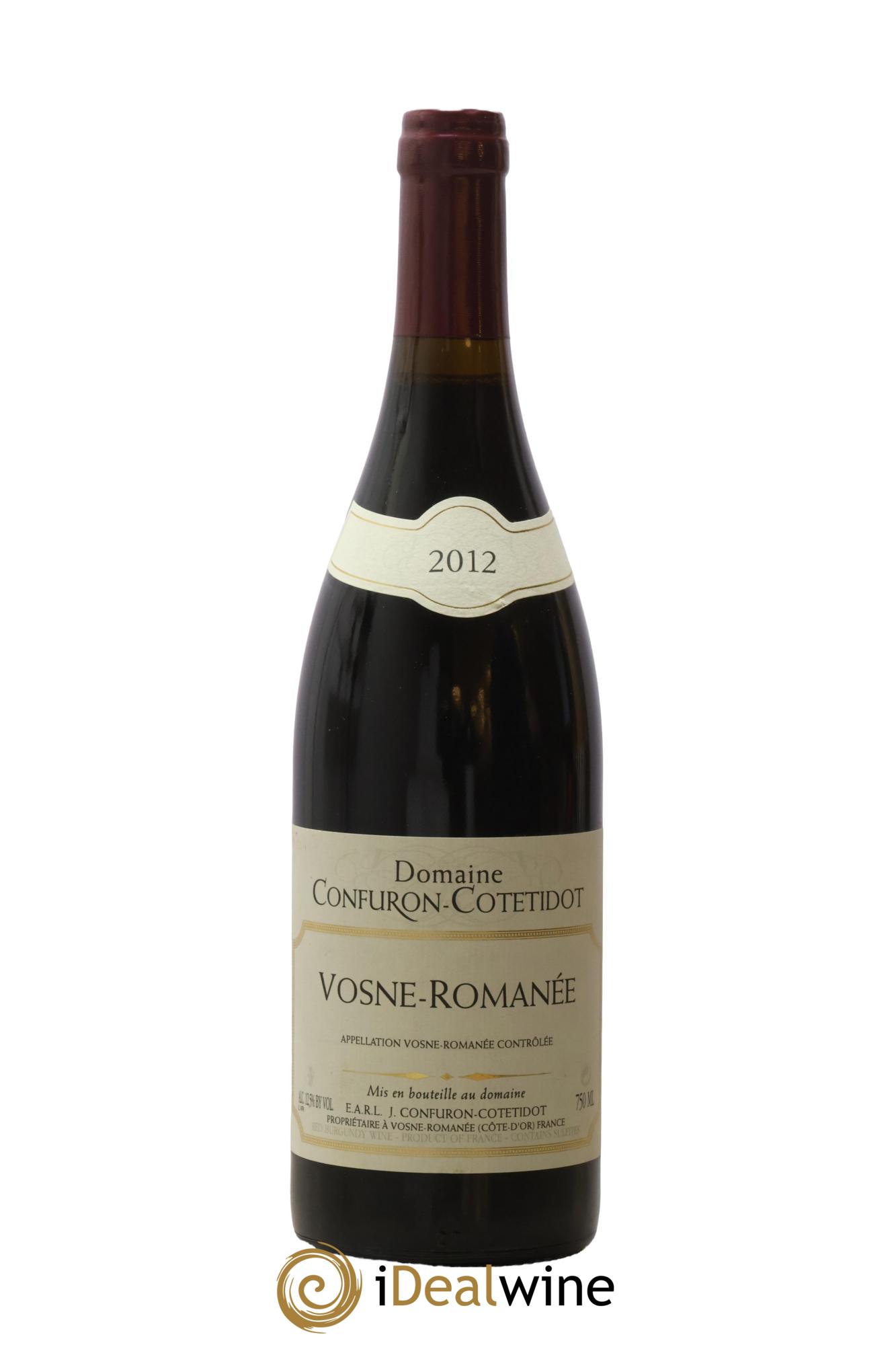 Vosne-Romanée Confuron-Cotetidot 2012 - Lot de 1 bouteille - 0