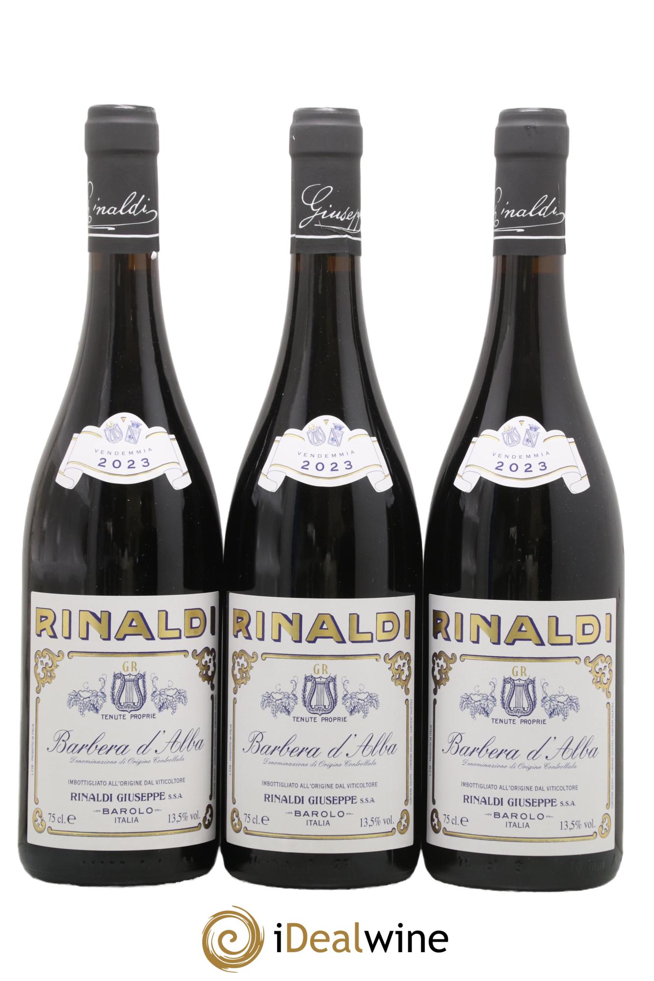 Barbera d'Alba Giuseppe Rinaldi 2023 - Lot of 3 bottles - 0