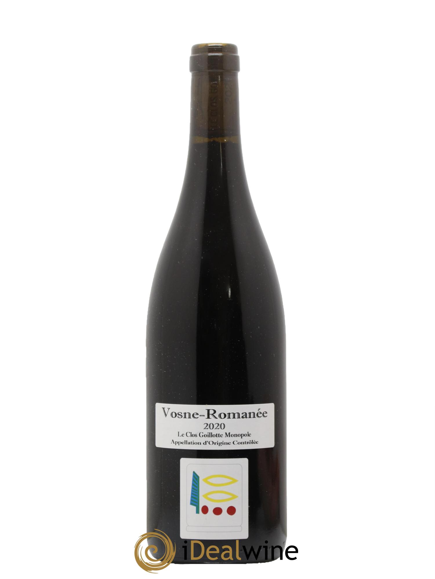 Vosne-Romanée Le Clos Goillotte Prieuré Roch 2020 - Lot de 1 bouteille - 0