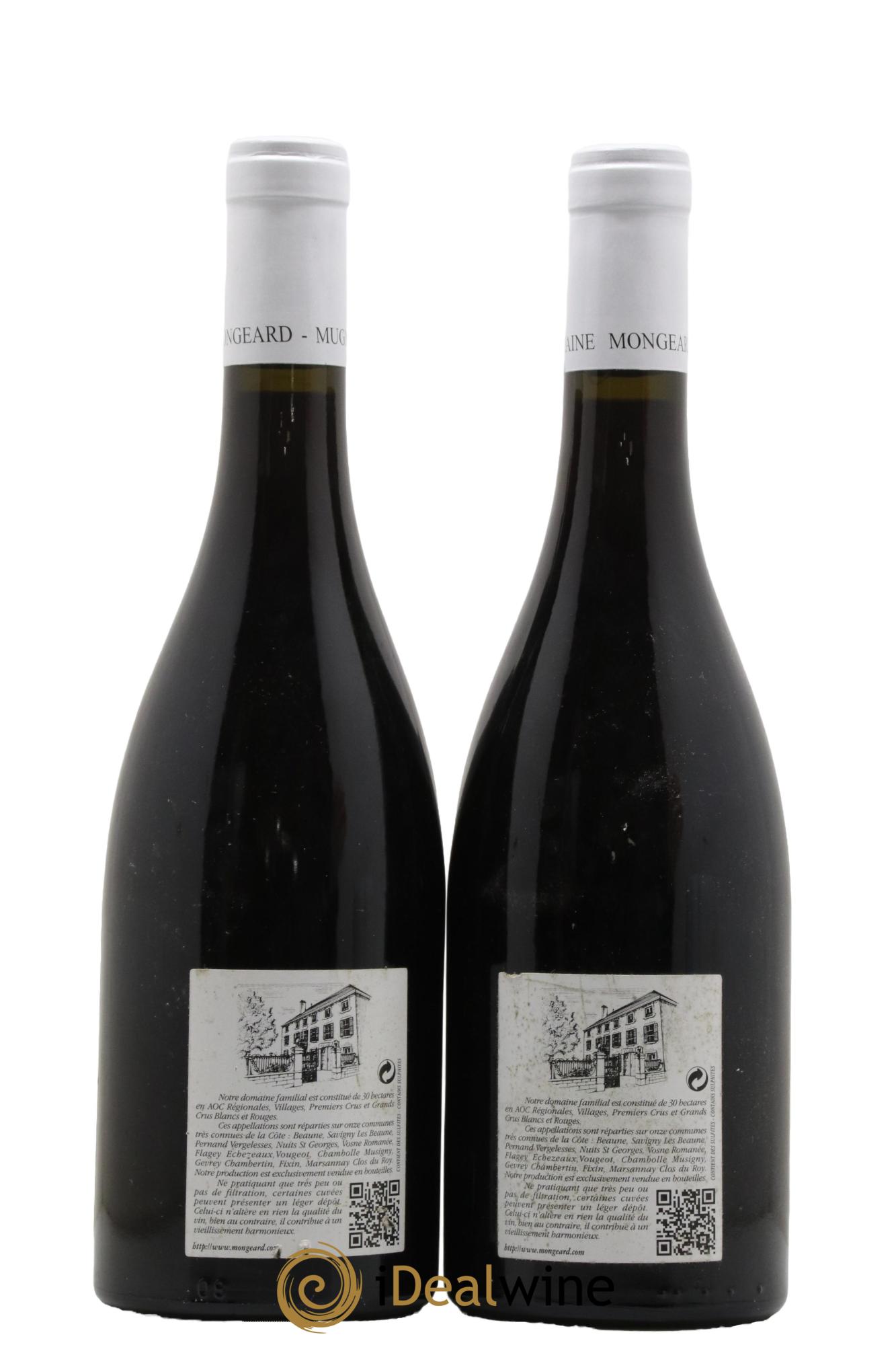 Clos de Vougeot Grand Cru Mongeard-Mugneret (Domaine) 2013 - Lot de 2 bouteilles - 1