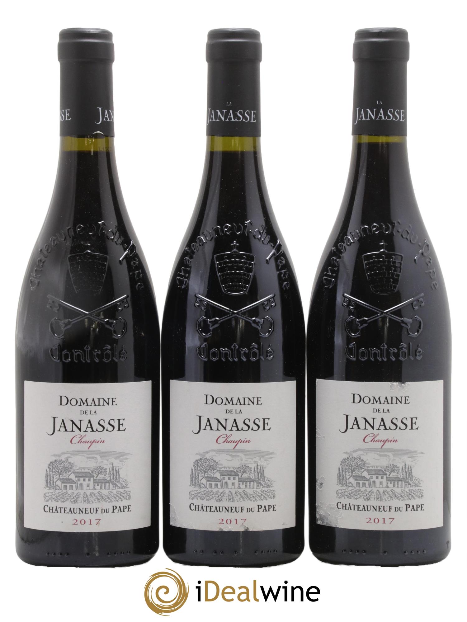Châteauneuf-du-Pape Cuvée Chaupin La Janasse (Domaine de) 2017 - Posten von 3 Flaschen - 0