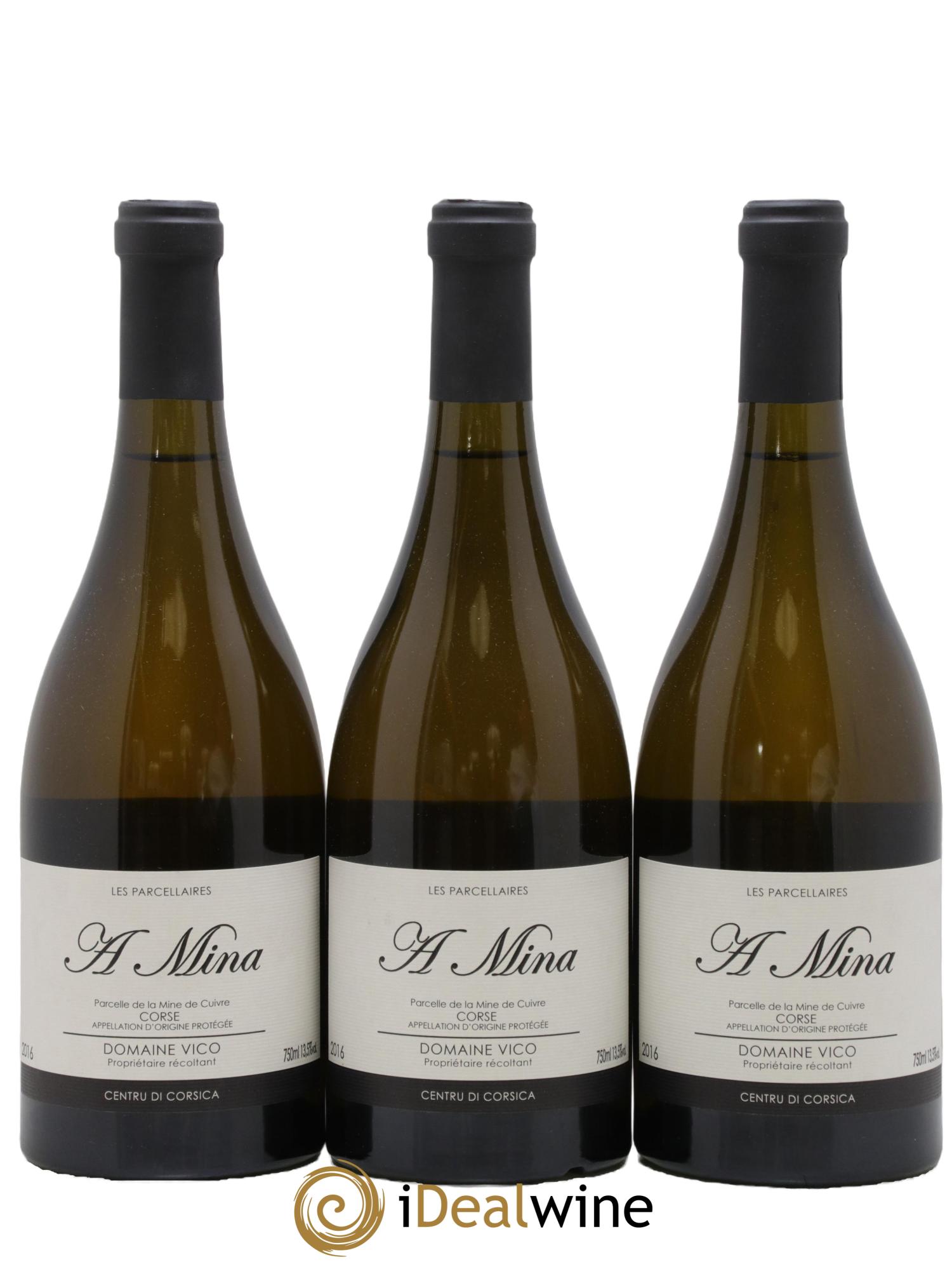 Vin de Corse A Mina Domaine Vico 2016 - Lot of 3 bottles - 0