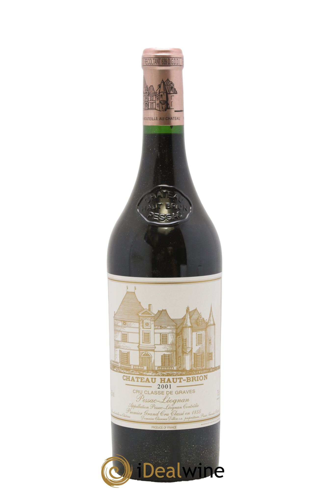 Château Haut Brion 1er Grand Cru Classé 2001 - Lot de 1 bouteille - 0