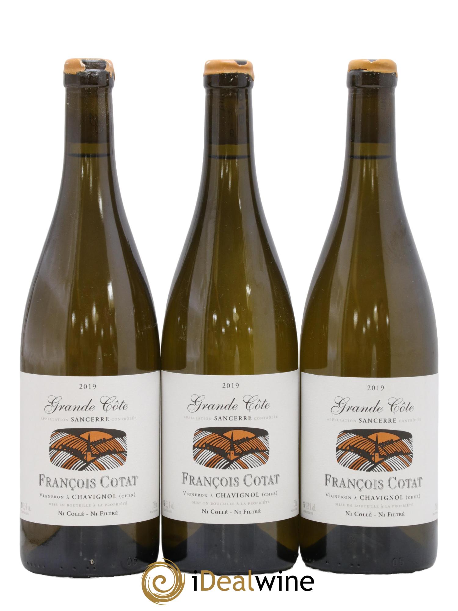 Sancerre La Grande Côte François Cotat 2019 - Lot de 3 bouteilles - 0
