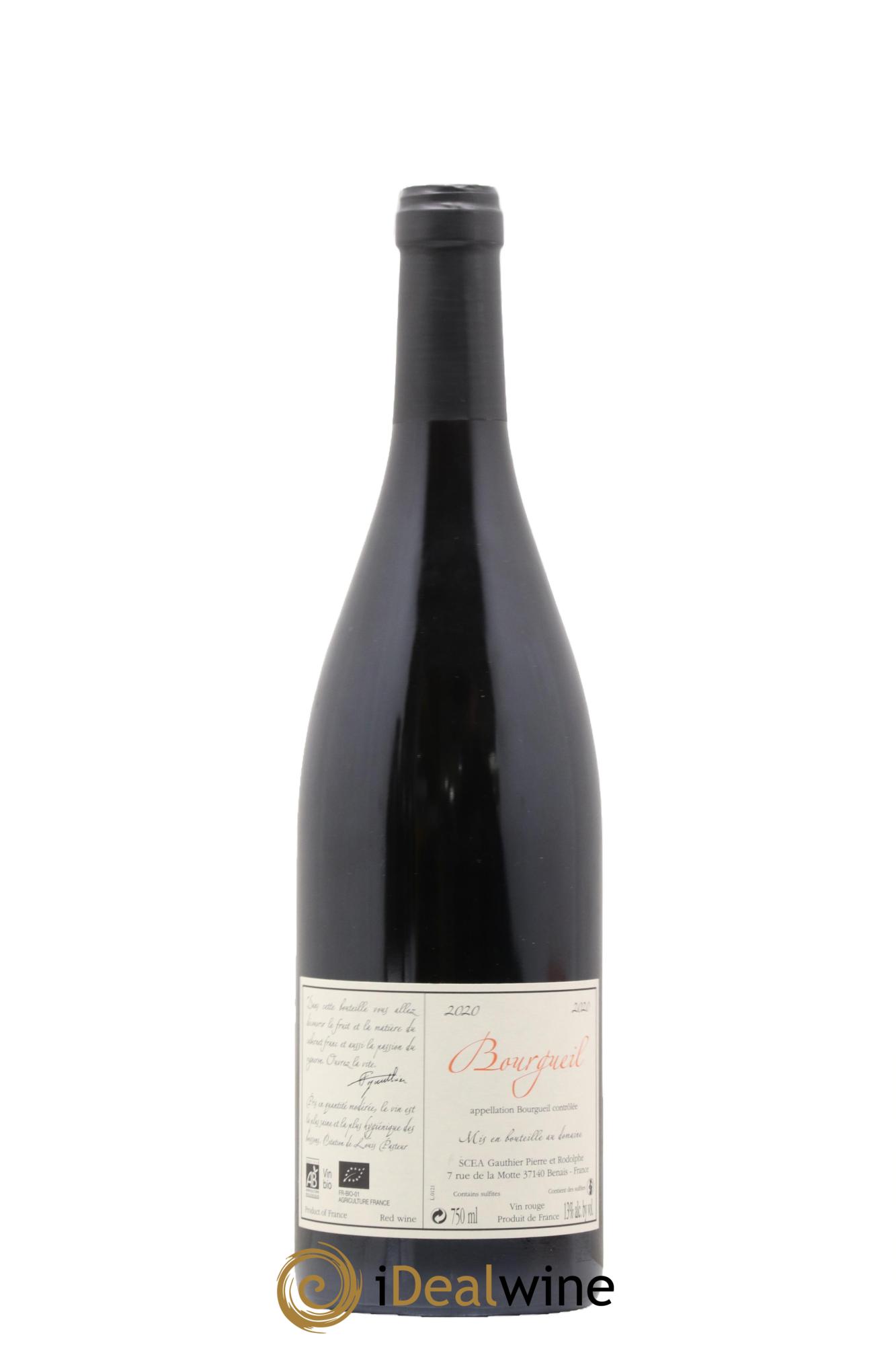 Bourgueil Jour de Soif Domaine du Bel Air 2020 - Lot de 1 bouteille - 1