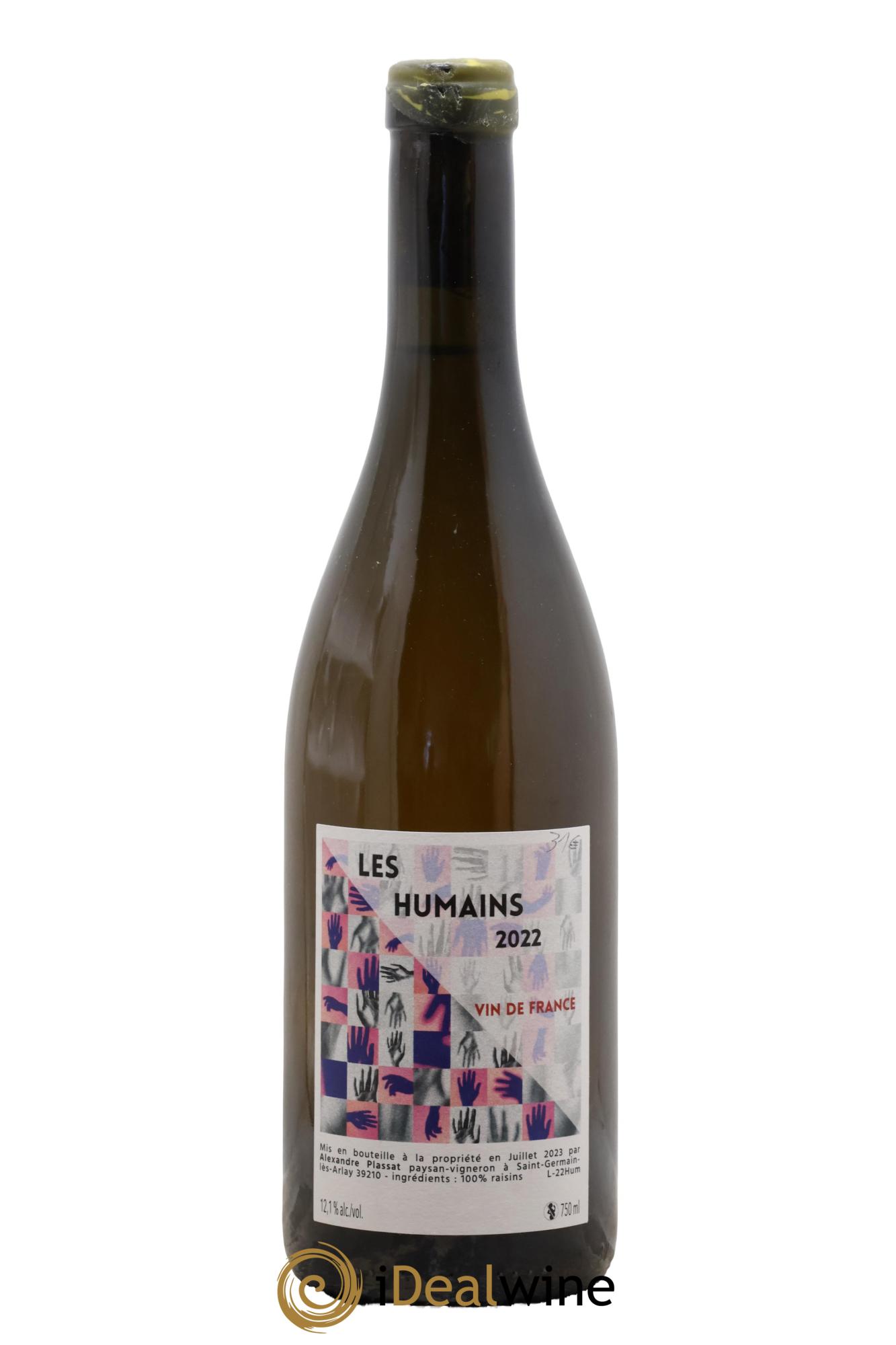 Vin de France Les Humains Alexandre Plassat 2022 - Lot of 1 bottle - 0