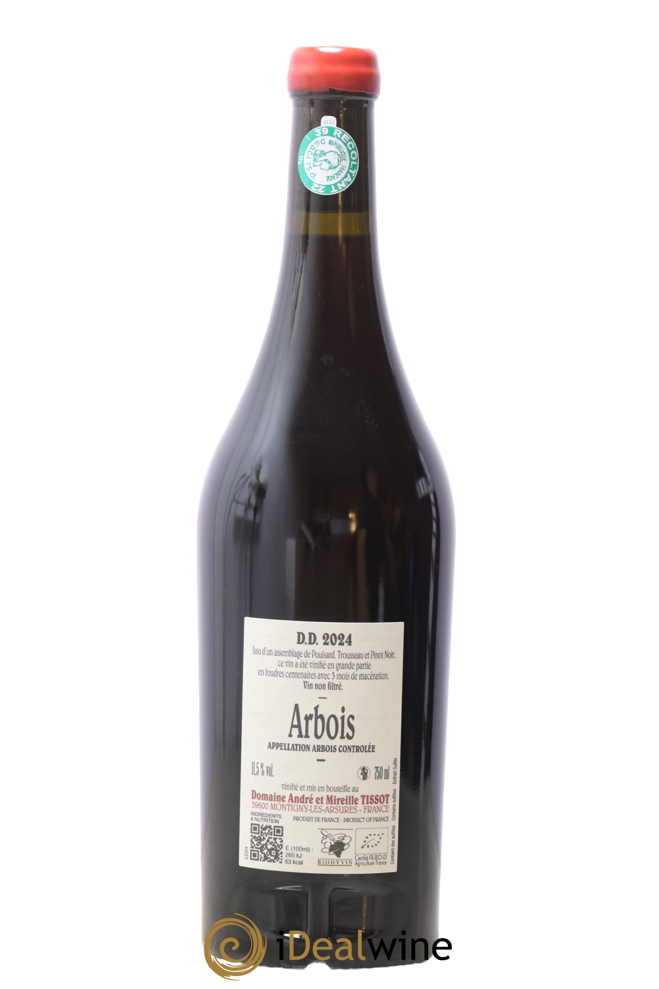 Arbois DD Bénédicte et Stéphane Tissot 2024 - Lot of 1 bottle - 1