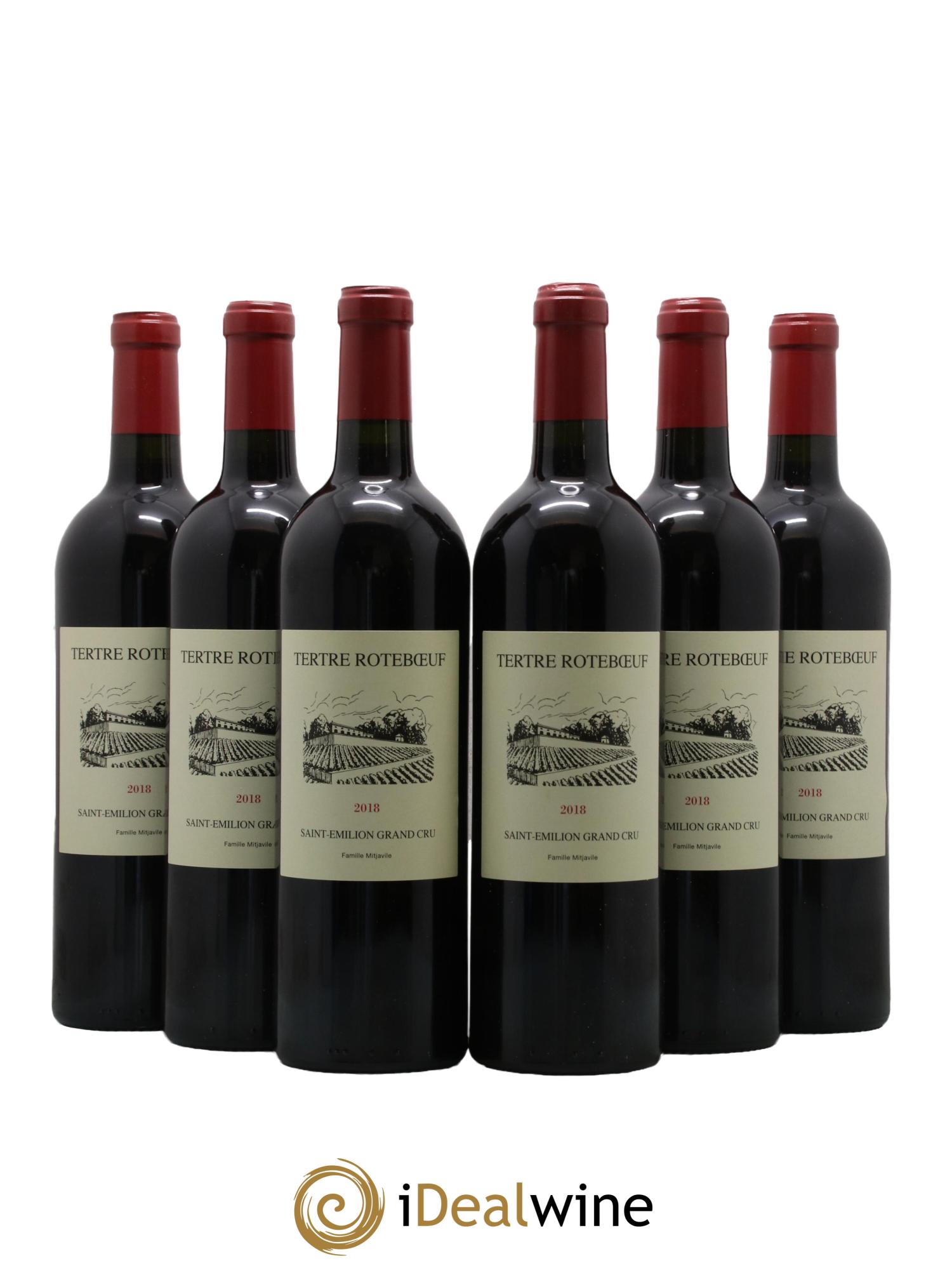 Château Tertre Roteboeuf 2018 - Lotto di 6 bottiglie - 0