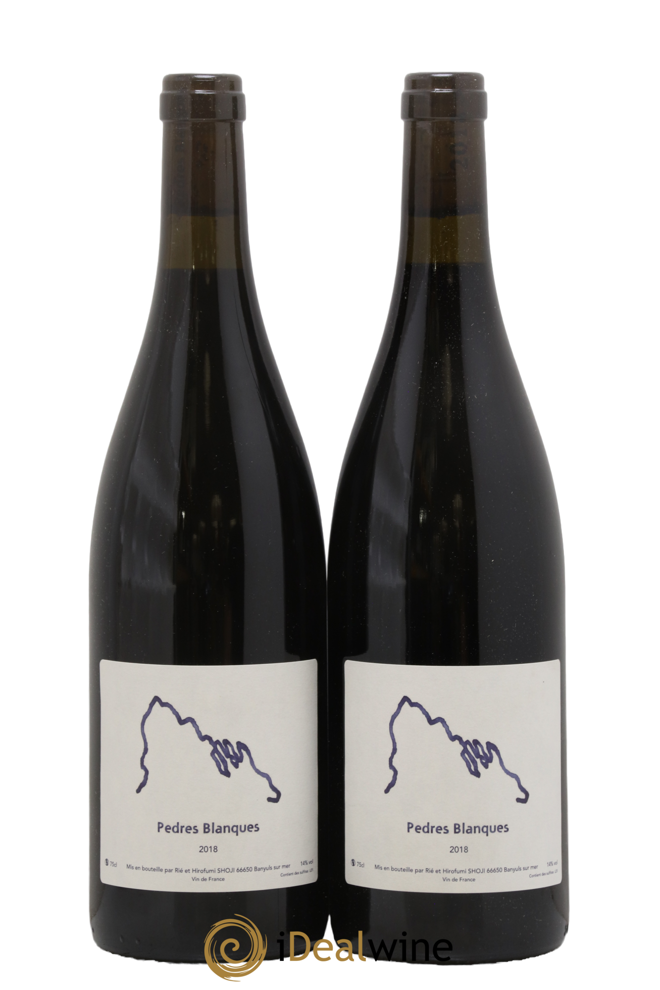 Vin de France Pedres Blanques Rié et Hirofumi Shoji 2018 - Posten von 2 Flaschen - 0