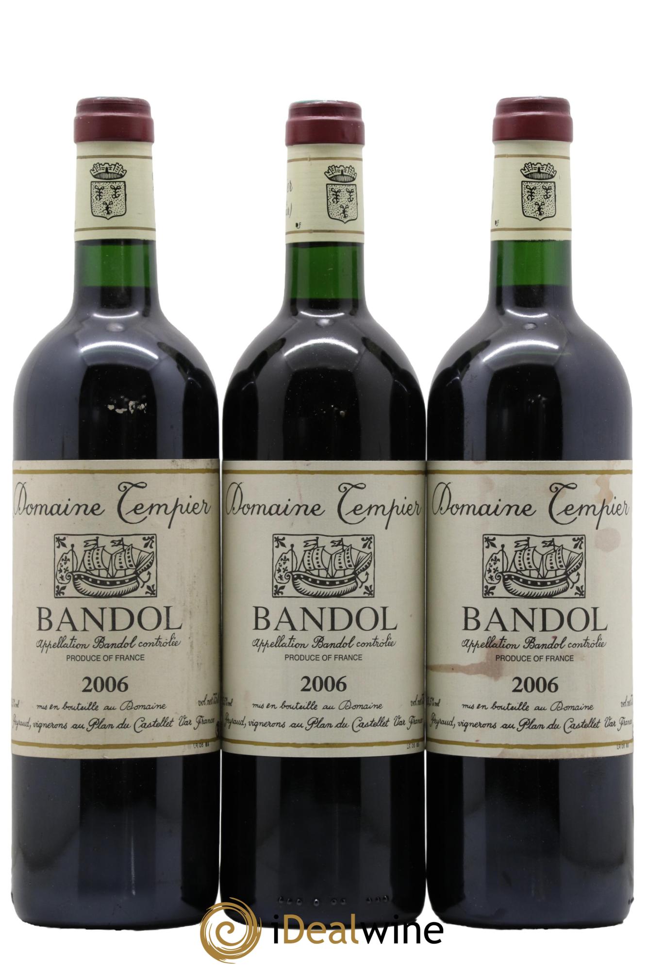 Bandol Domaine Tempier Famille Peyraud 2006 - Posten von 3 Flaschen - 0