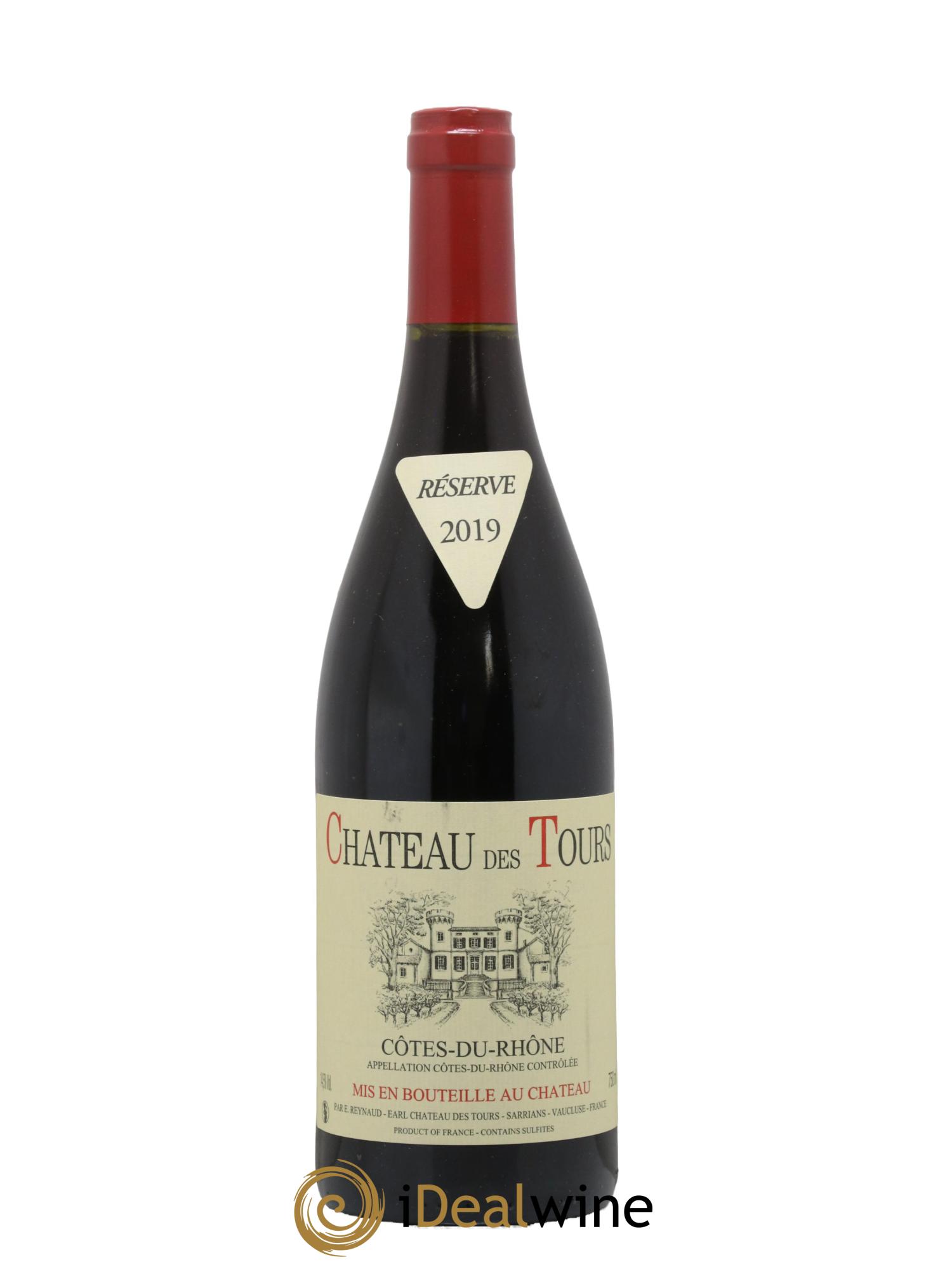Côtes-du-Rhône Château des Tours Emmanuel Reynaud 2019 - Lot de 1 bouteille - 0