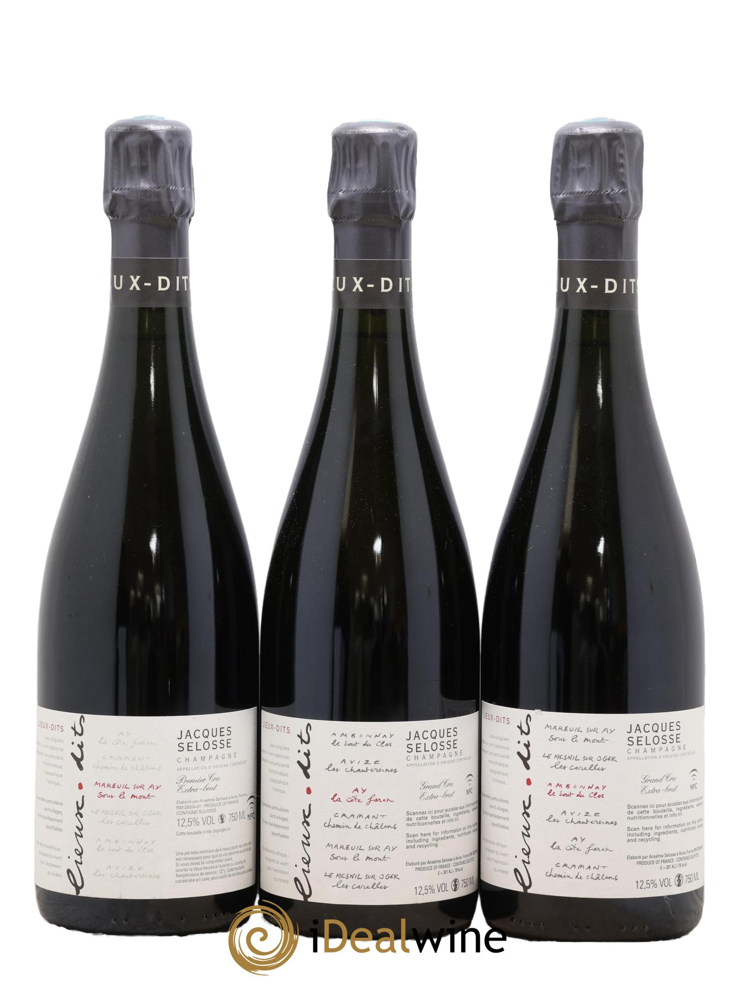 Caisse Collection Lieux-dits Jacques Selosse - Lot of 6 bottles - 2