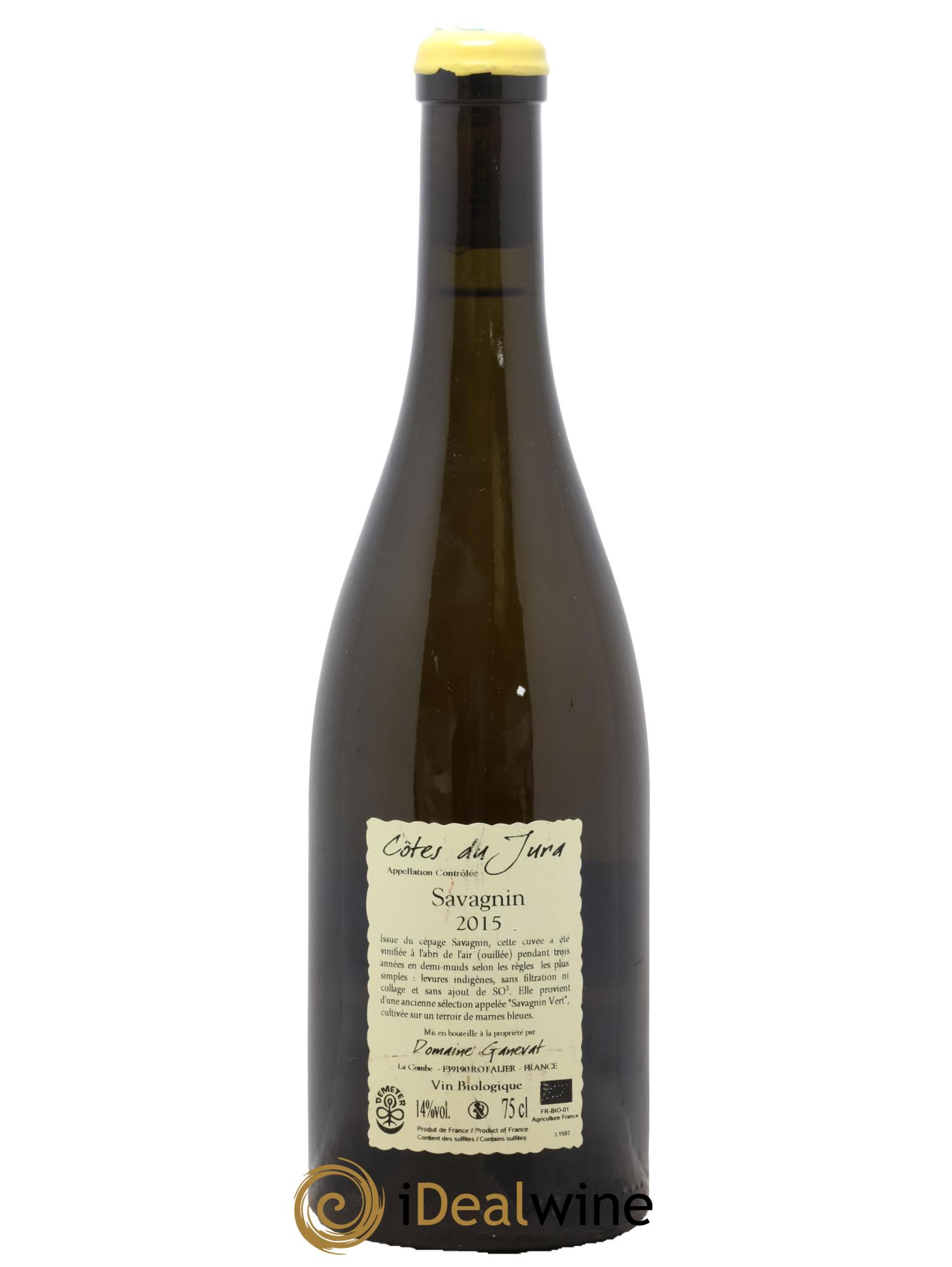 Côtes du Jura Les Chalasses Marnes Bleues Jean-François Ganevat (Domaine) 2015 - Lot de 1 bouteille - 1