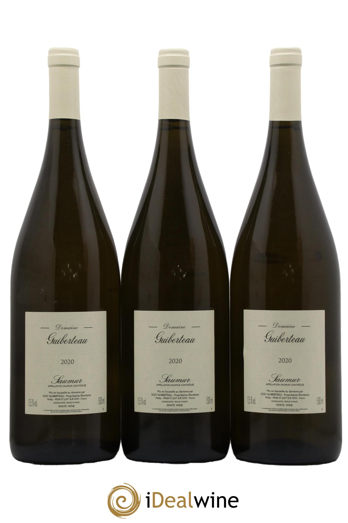 Saumur Domaine Guiberteau 2020 - Lot de 3 magnums - 0