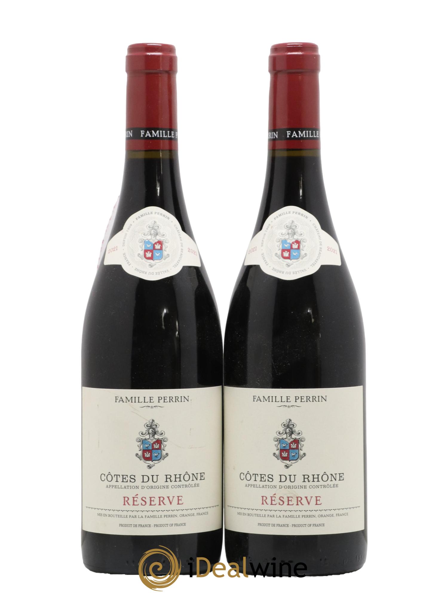 Côtes-du-Rhône Reserve Famille Perrin 2021 - Lot de 2 bouteilles - 0