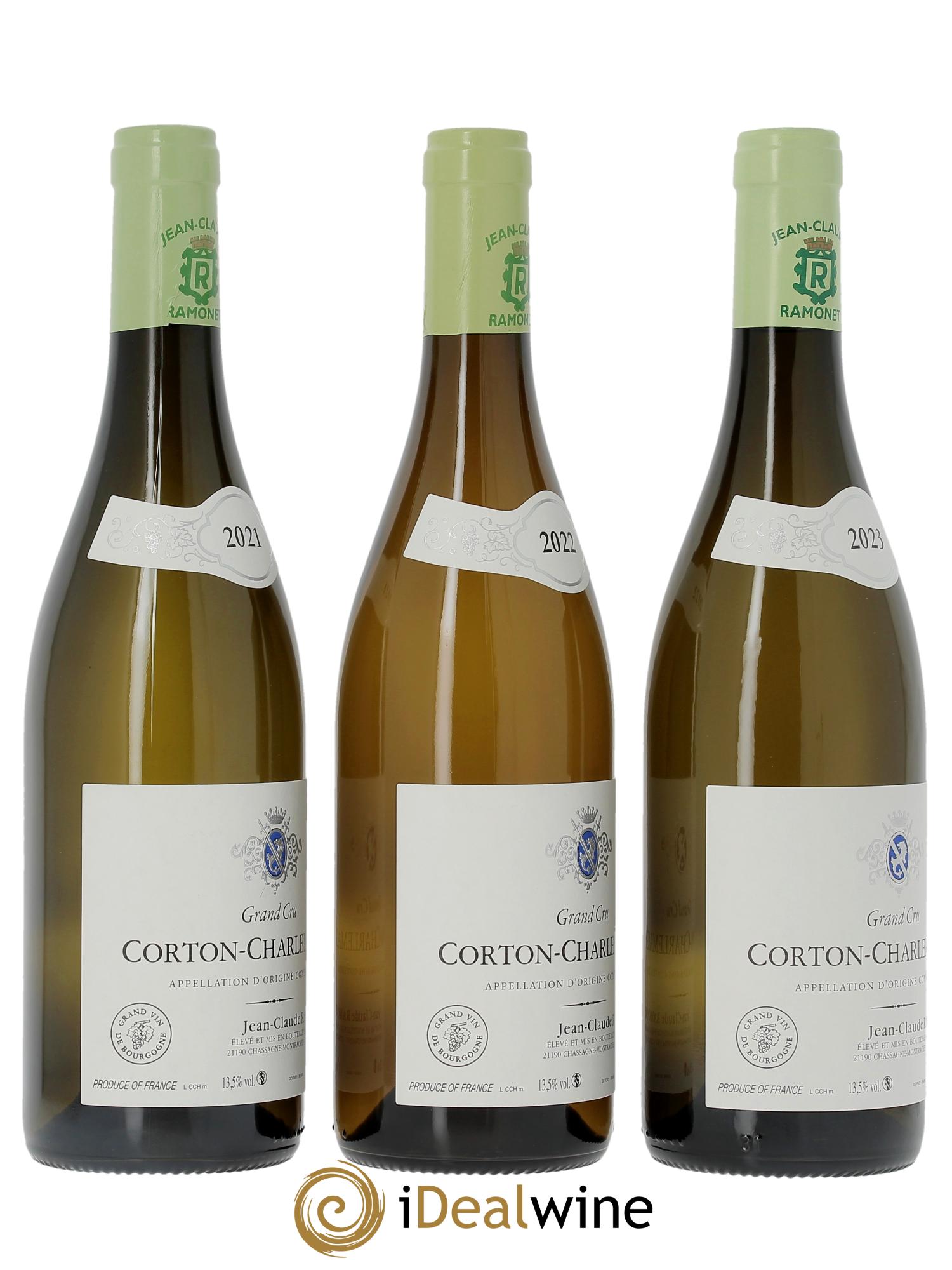 Coffret Corton-Charlemagne 2020 - 2021 -2022 Ramonet (Domaine)  - Lot de 3 bouteilles - 3