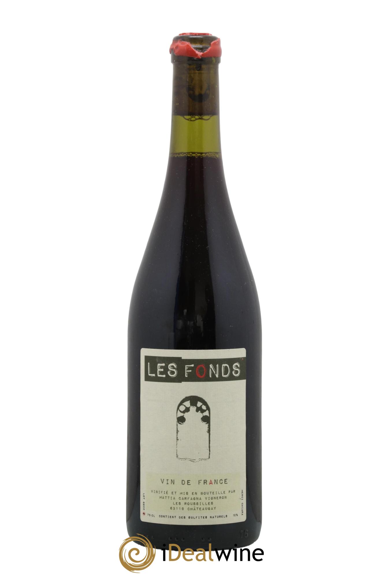 Vin de France Les Fonds Domaine Mattia Carfagna 2020 - Lot de 1 bouteille - 0