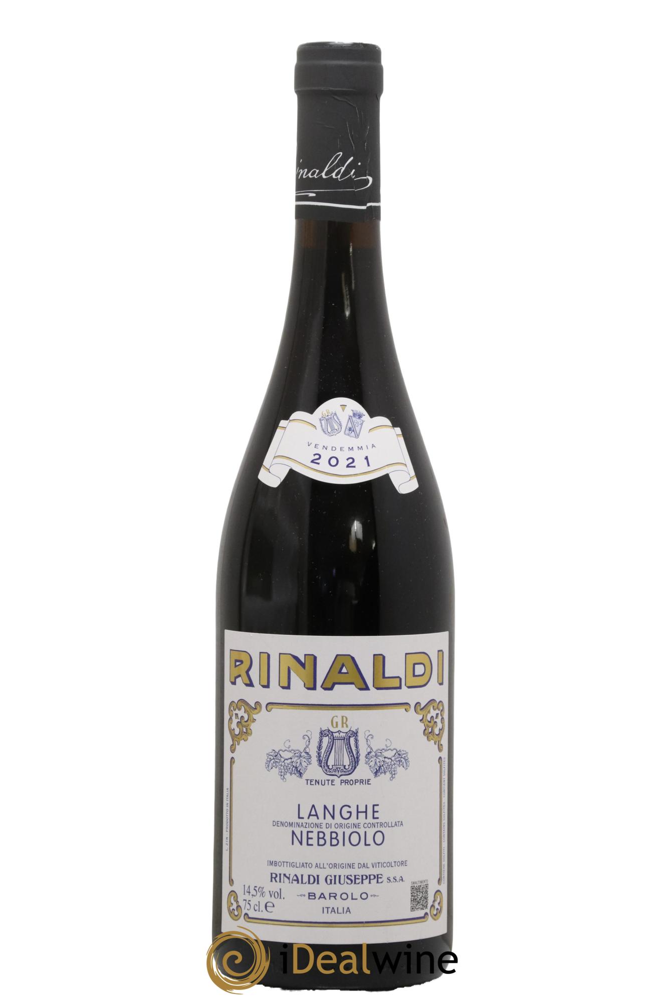 Langhe DOC Nebbiolo Giuseppe Rinaldi 2021 - Lot of 1 bottle - 0