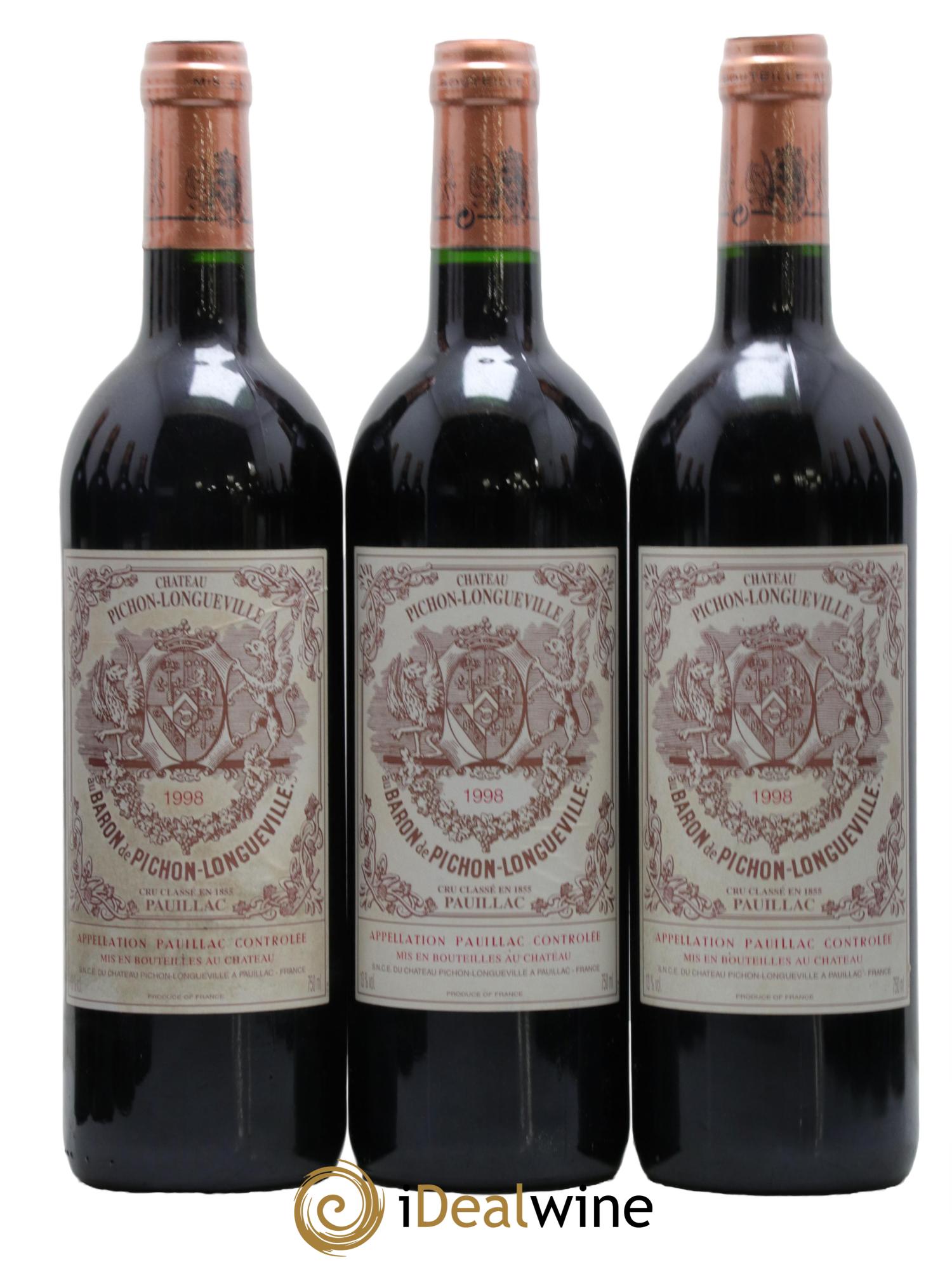 Château Pichon Longueville Comtesse de Lalande 2ème Grand Cru Classé 1998 - Lot of 12 bottles - 1