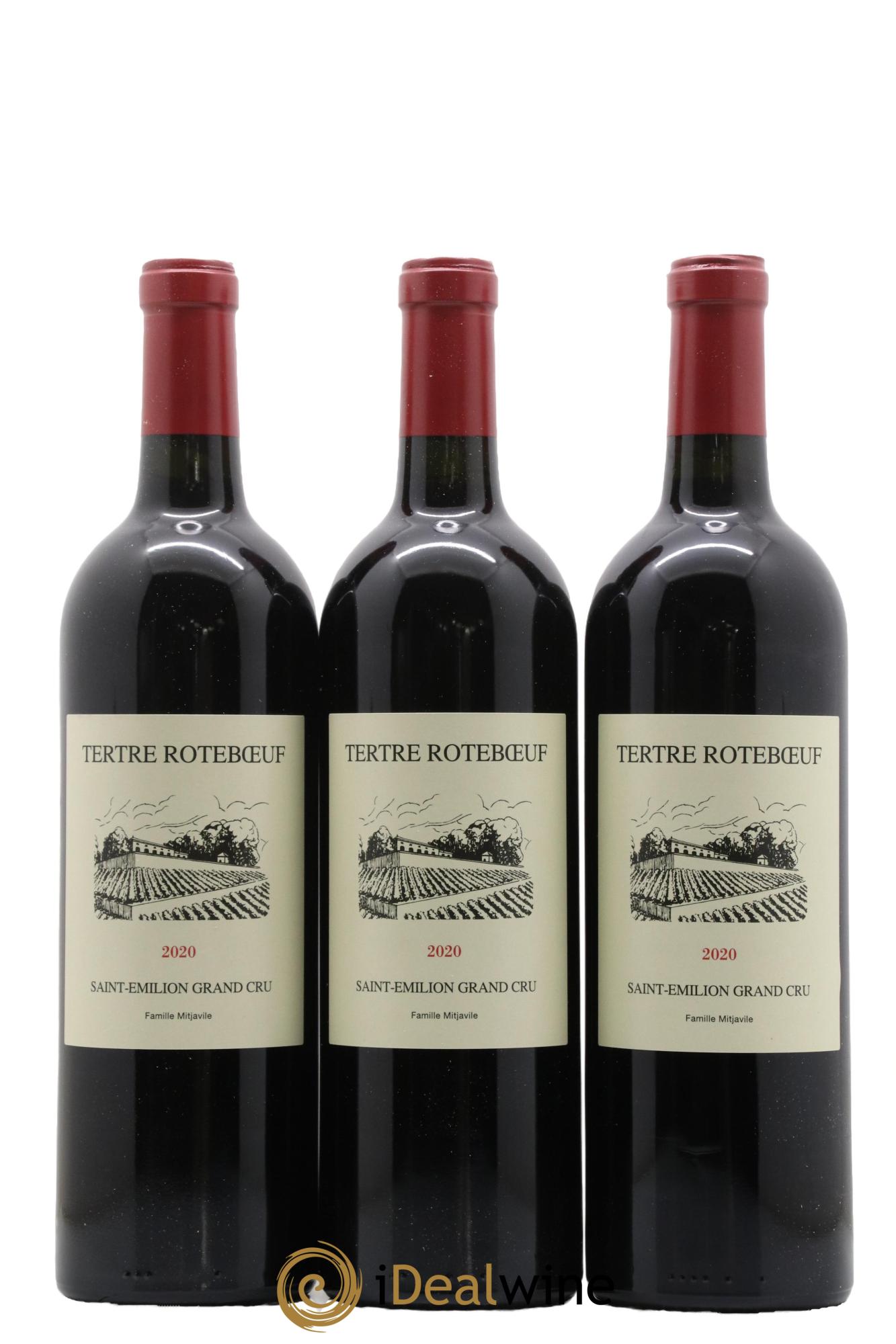Château Tertre Roteboeuf 2020 - Lotto di 3 bottiglie - 0