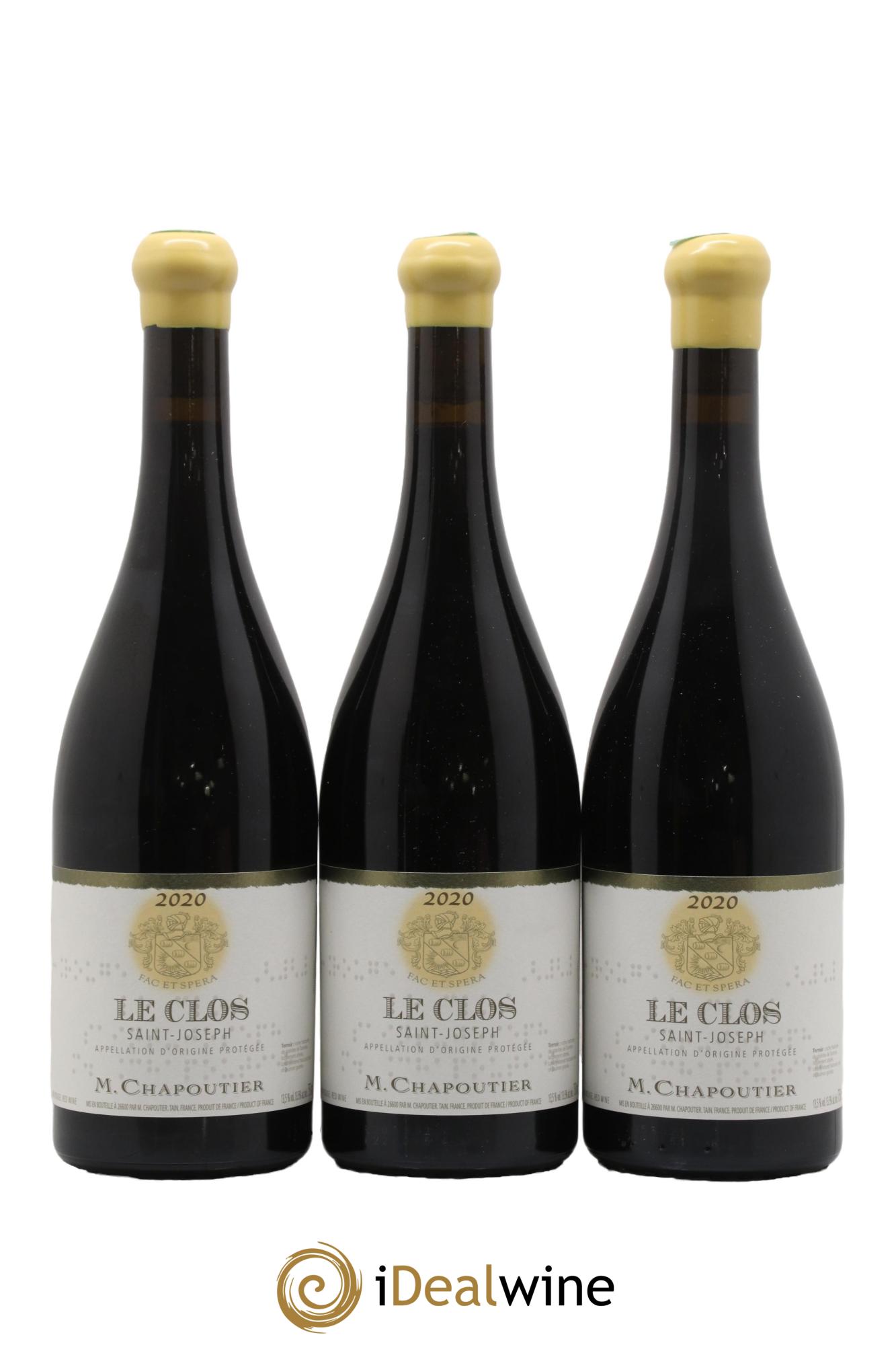 Saint-Joseph Le Clos Chapoutier  2020 - Lot de 6 bouteilles - 1
