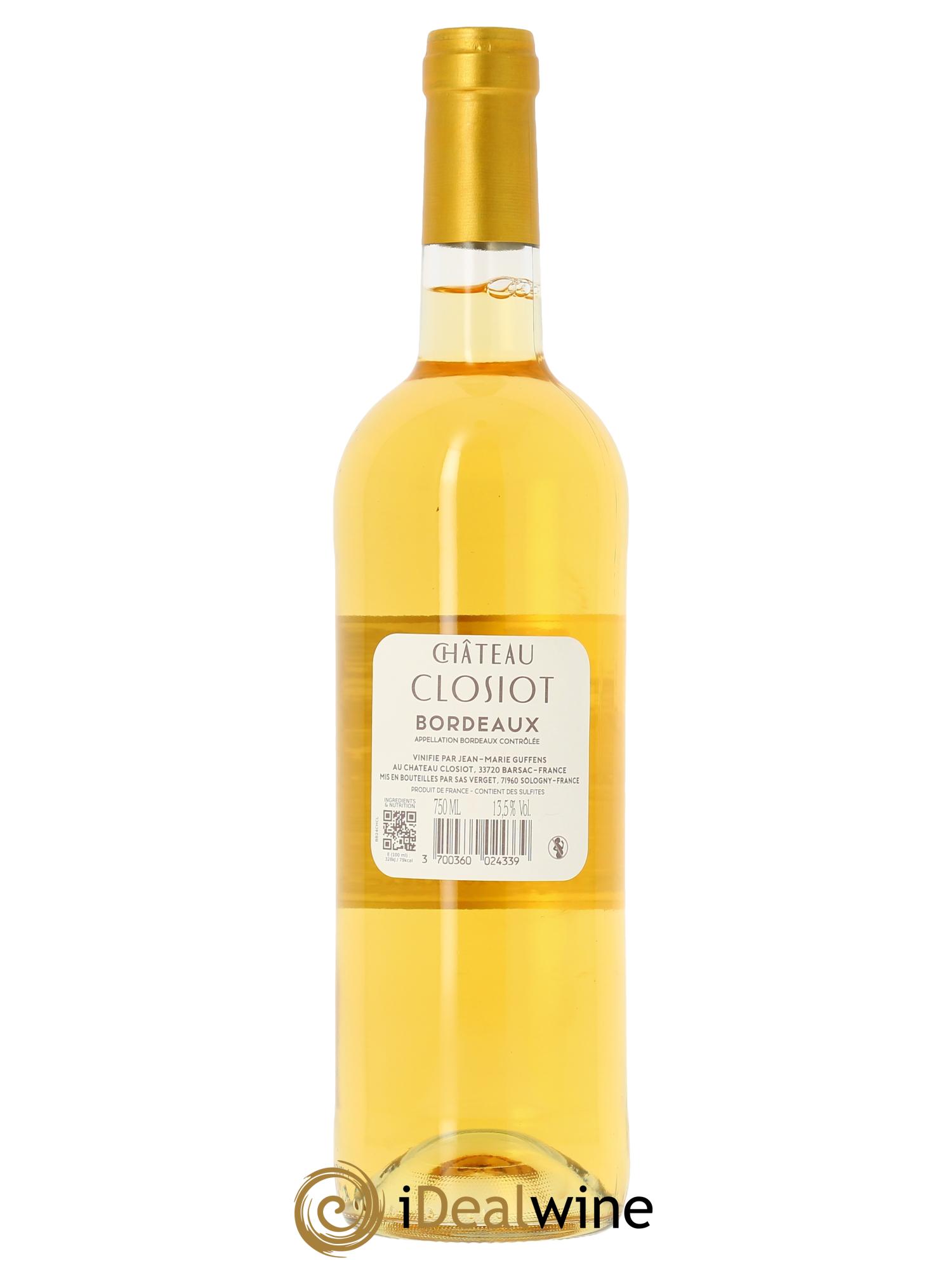 Château Closiot  2024 - Lot de 1 bouteille - 1