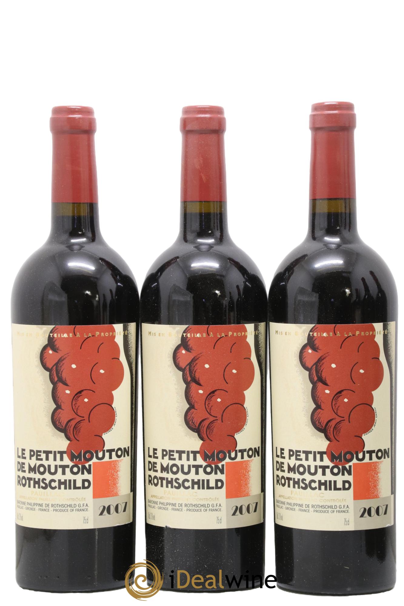 Petit Mouton Second Vin 2007 - Posten von 6 Flaschen - 1