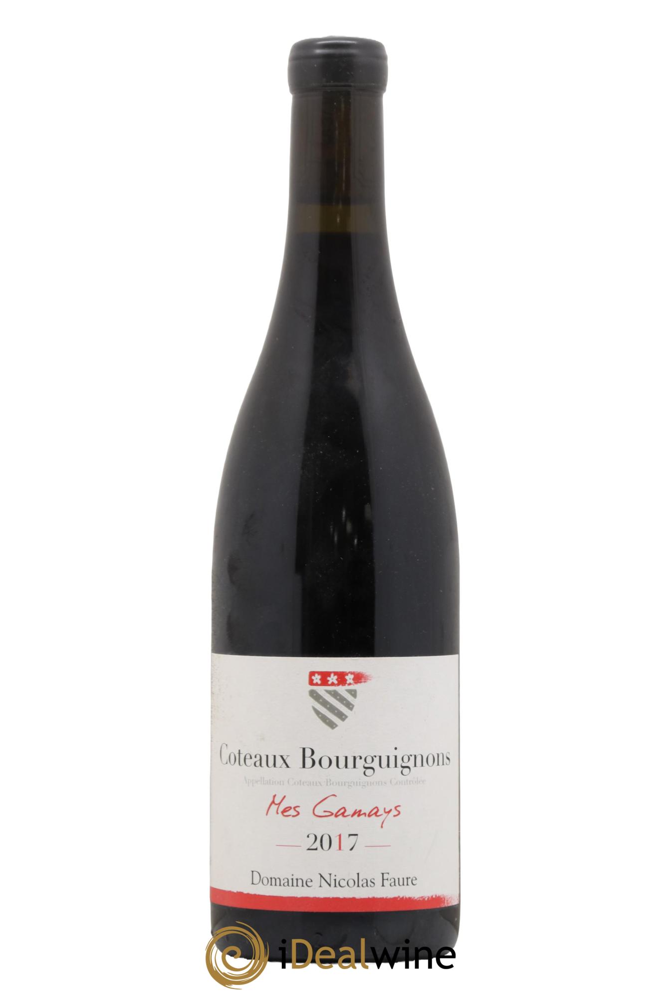 Coteaux Bourguignons Mes Gamays Nicolas Faure 2017 - Lot de 1 bouteille - 0