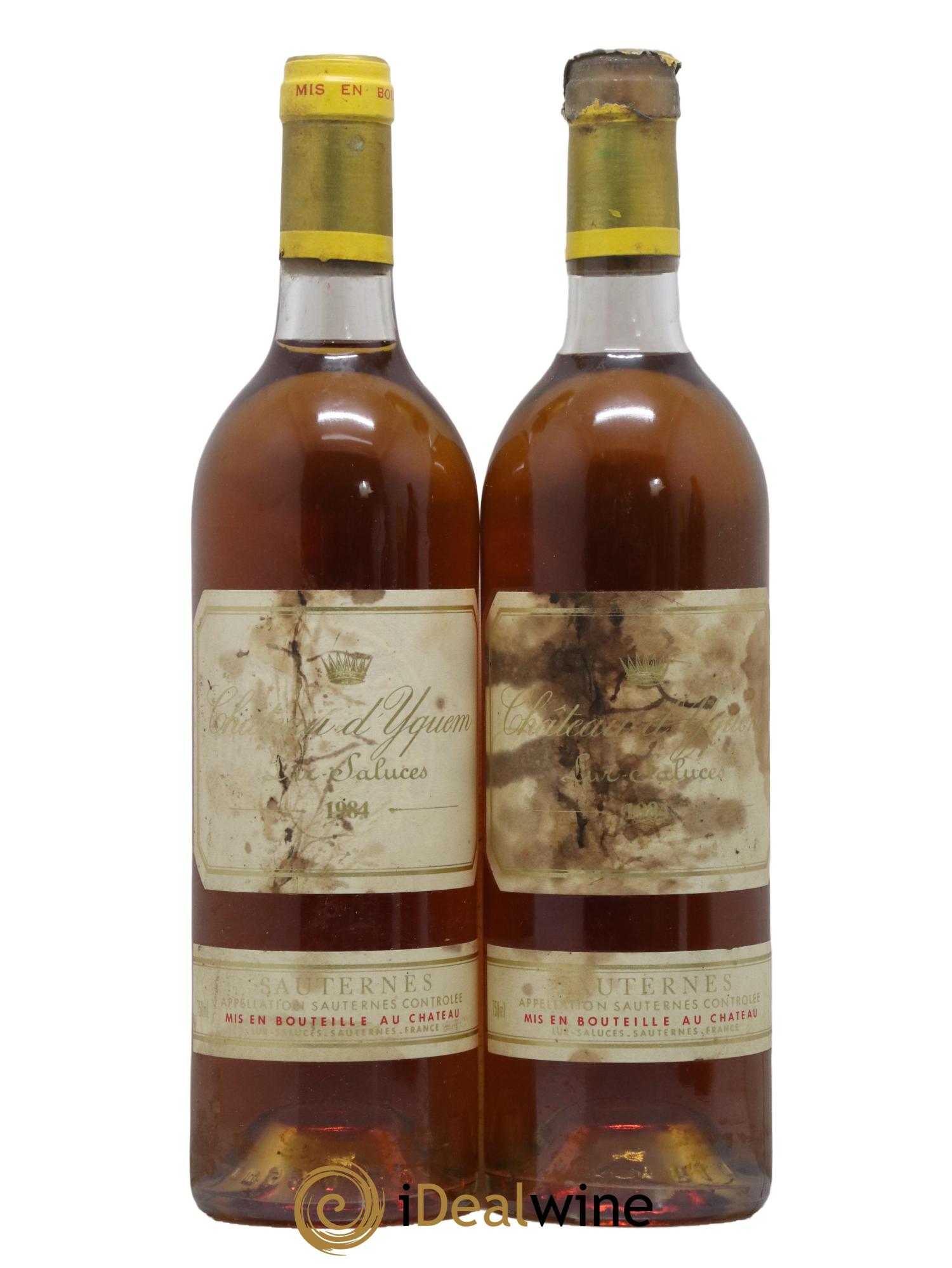 Château d' Yquem 1er Cru Classé Supérieur 1984 - Posten von 2 Flaschen - 0