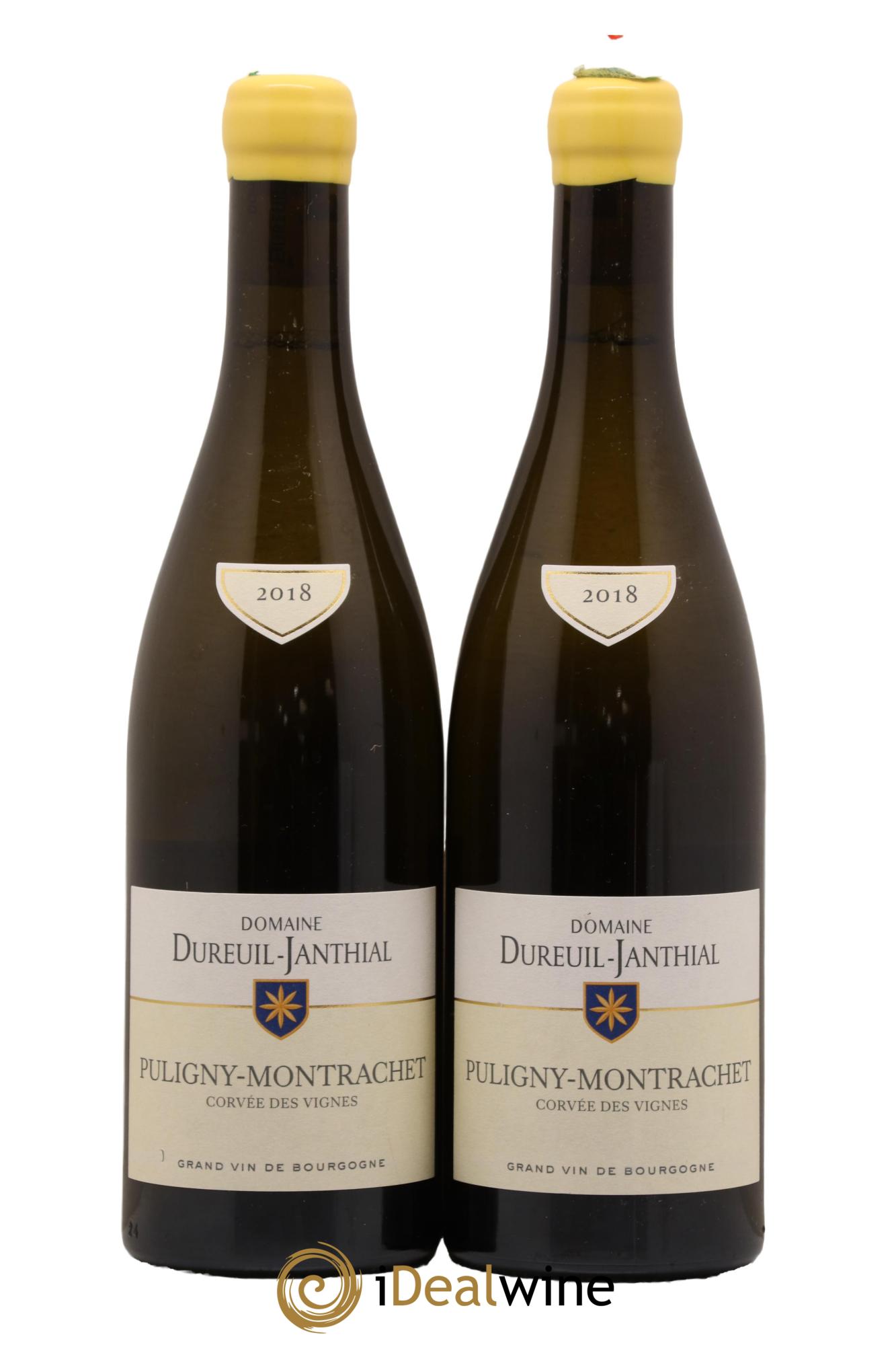 Puligny-Montrachet Corvées des Vignes Vincent Dureuil-Janthial 2018 - Lot de 2 bouteilles - 0
