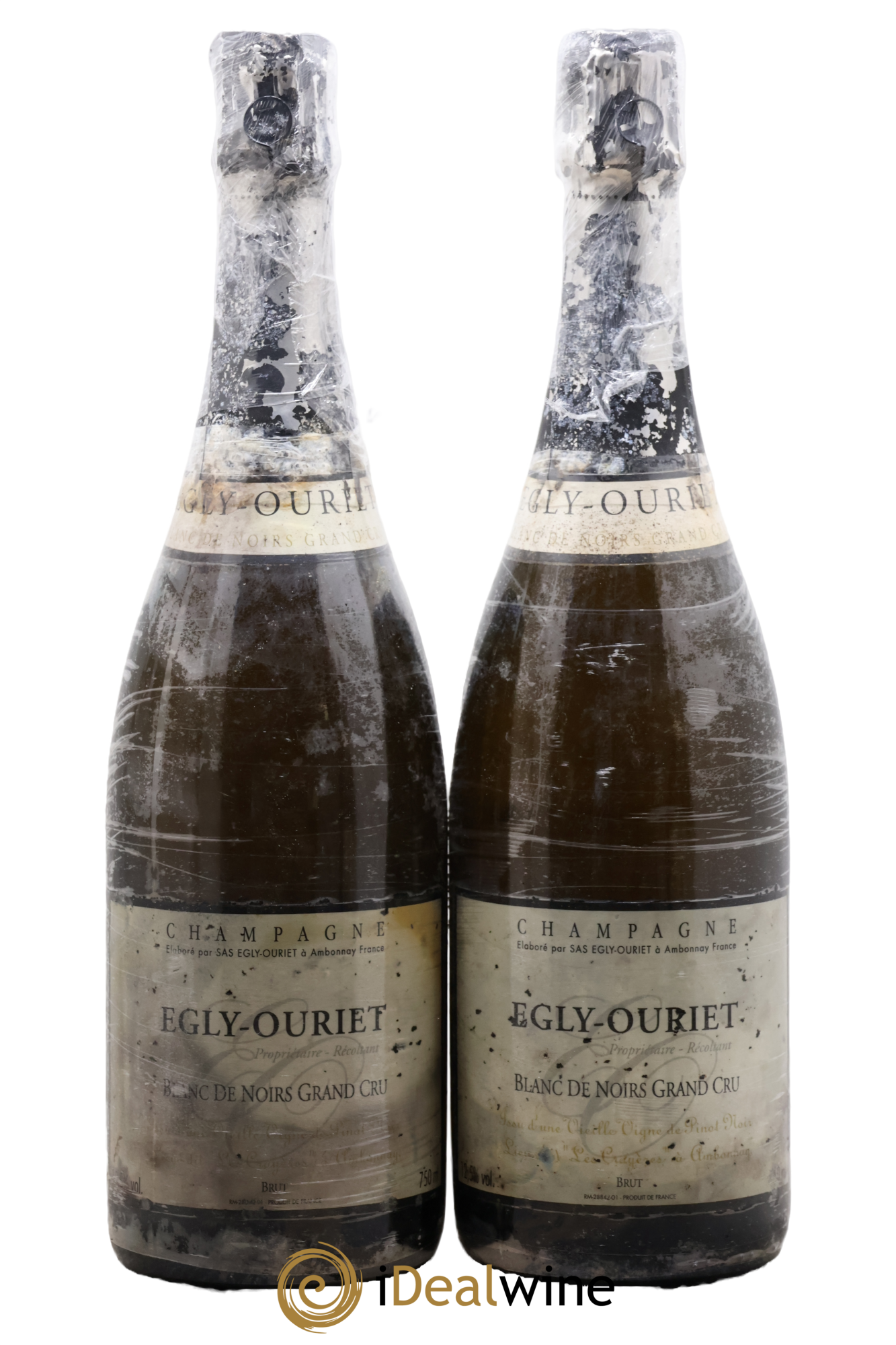 Blanc de Noirs Les Crayères Vieilles vignes Egly-Ouriet - Lot of 2 bottles - 0
