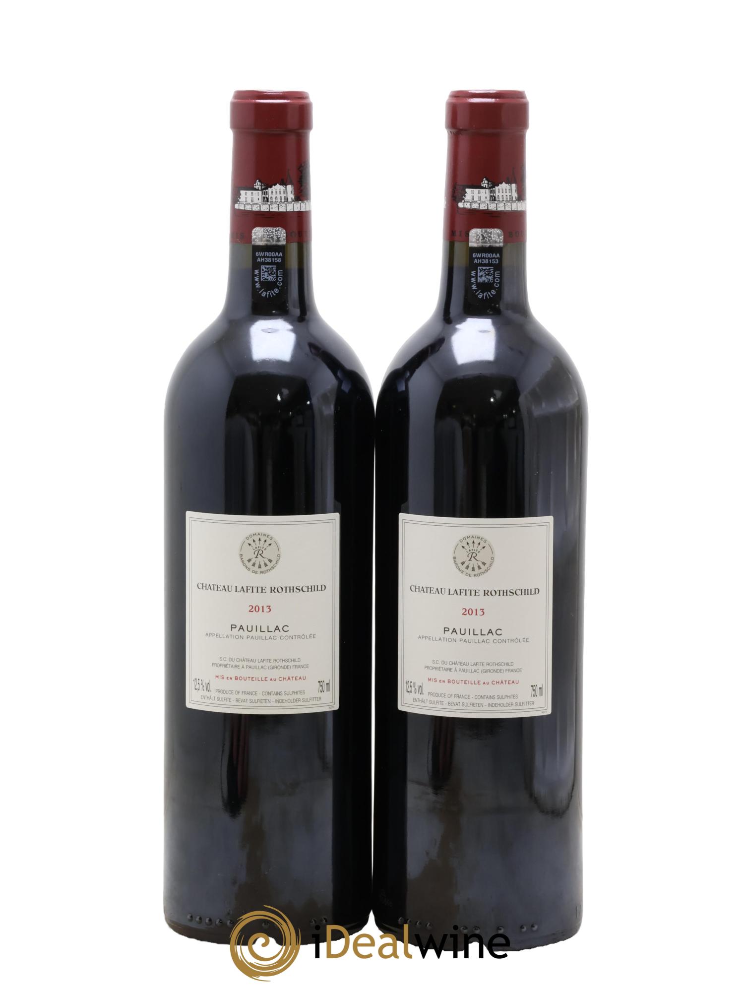 Château Lafite Rothschild 1er Grand Cru Classé 2013 - Lot de 2 bouteilles - 1