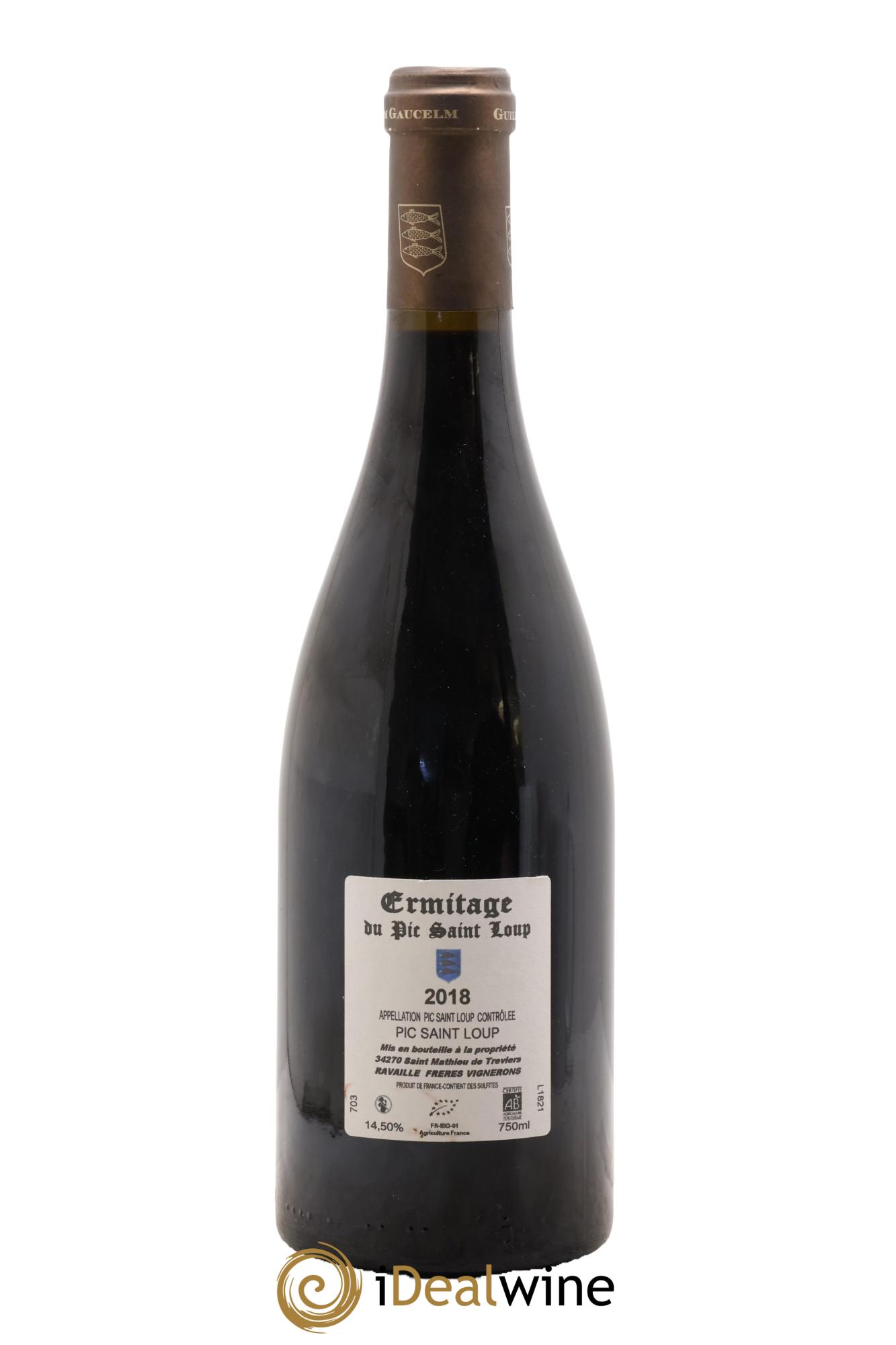 Pic Saint-Loup Héritage du Pic Saint-Loup (anciennement Ermitage) Guilhem Gaucelm 2018 - Posten von 1 Flasche - 1