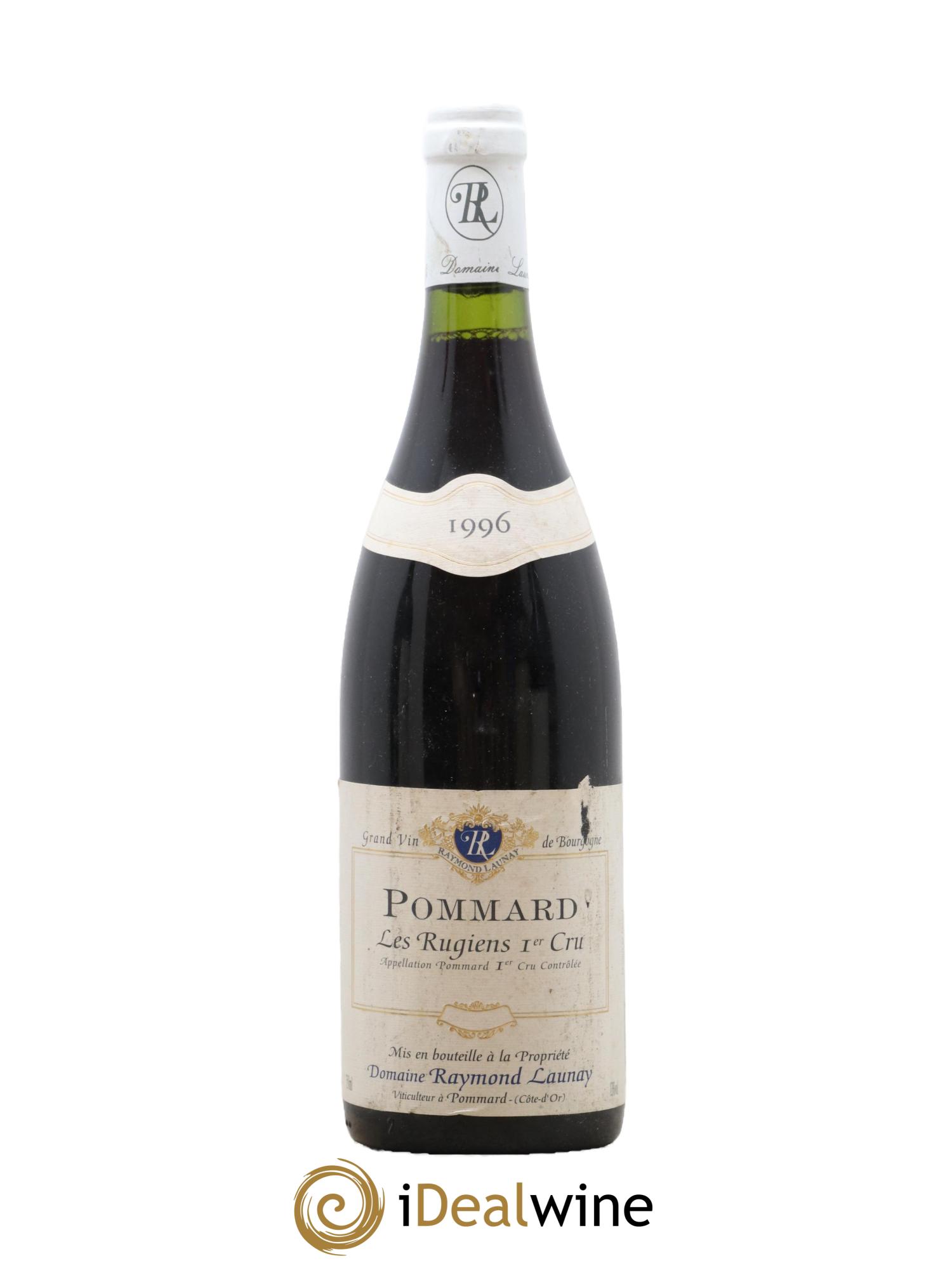 Pommard 1er Cru Les Rugiens Domaine Launay 1996 - Lot de 1 bouteille - 0