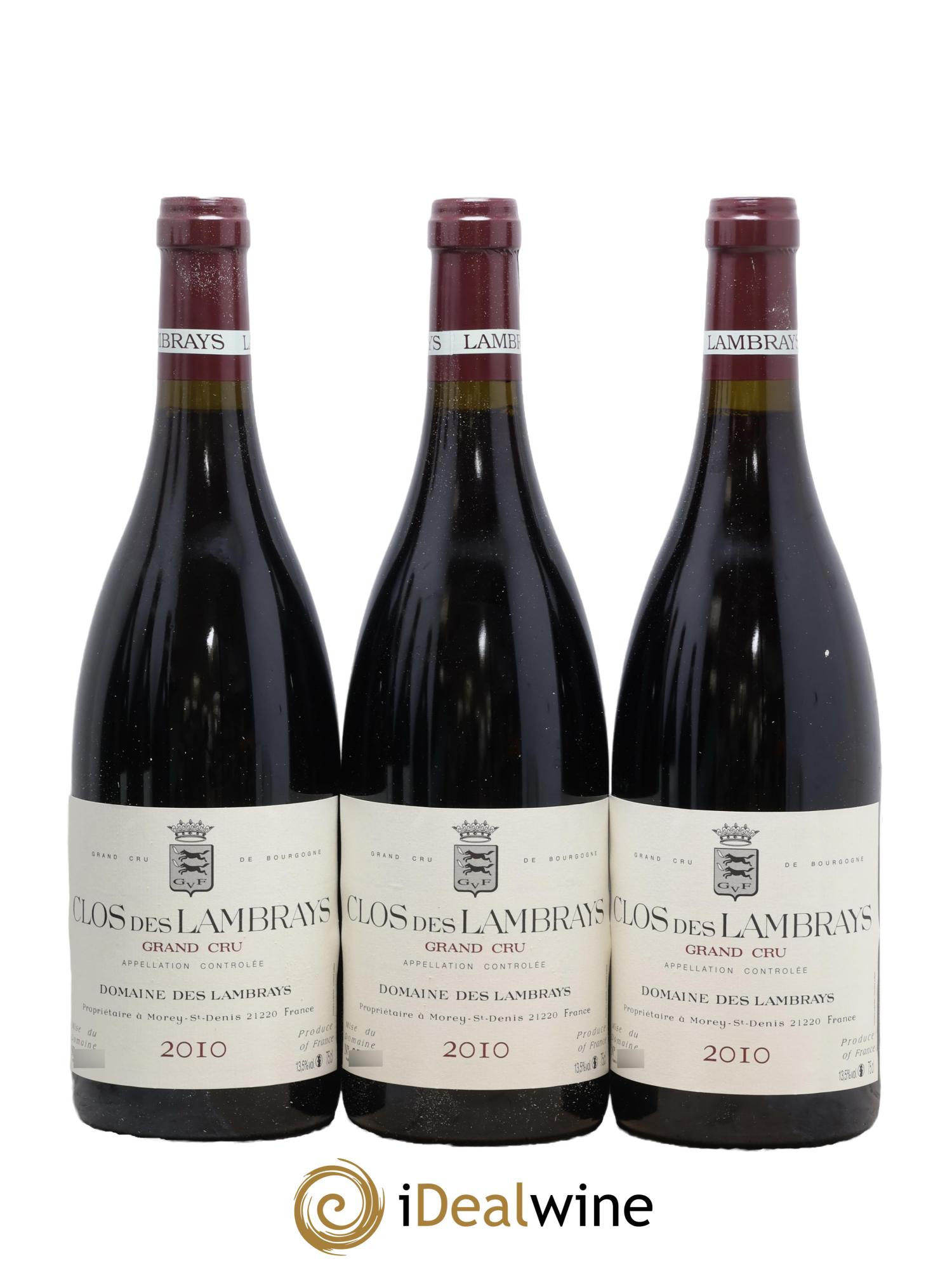 Clos des Lambrays Grand Cru Domaine des Lambrays 2010 - Lotto di 6 bottiglie - 1